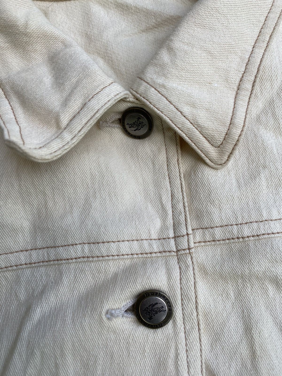 Burberry 🔥 Rare 🔥 Vintage Burberrys Button Jacket Size M / US 6-8 / IT 42-44 - 7 Thumbnail