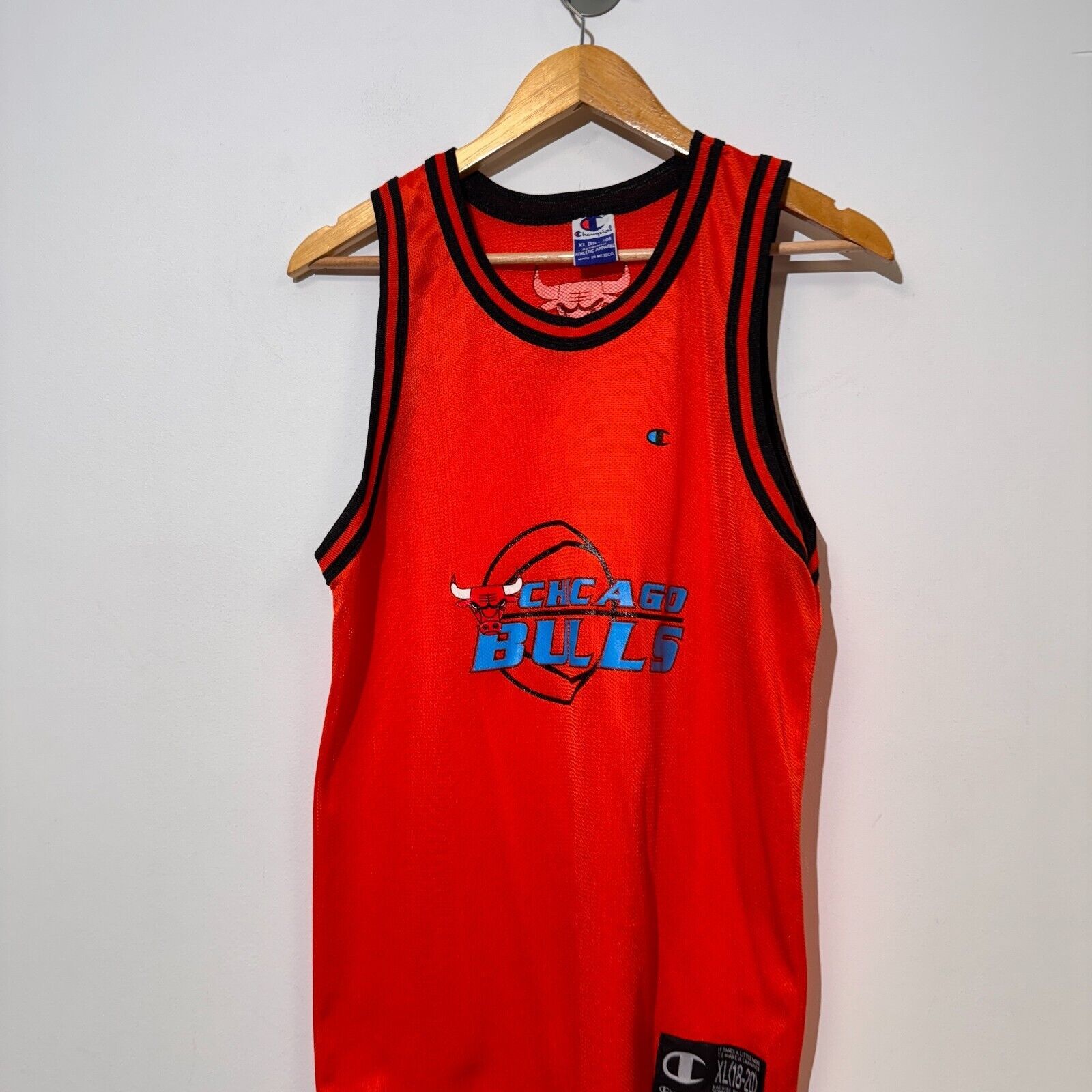 Champion × Vintage Vintage Champion Unisex Orange Polyester Tank Top Size M NBA Size US M / EU 48-50 / 2 - 3 Thumbnail