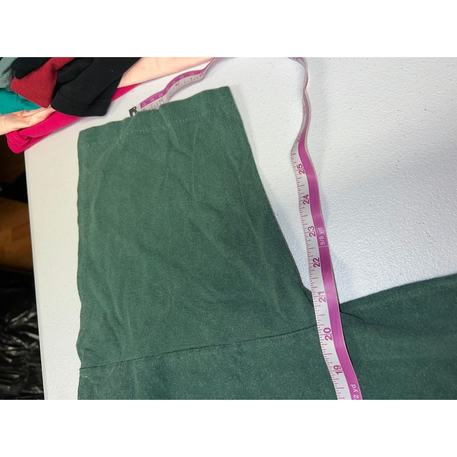 Vintage 90s Vintage Green Blank USA Made Short Sleeve Shirt 1990s L Size US L / EU 52-54 / 3 - 7 Thumbnail