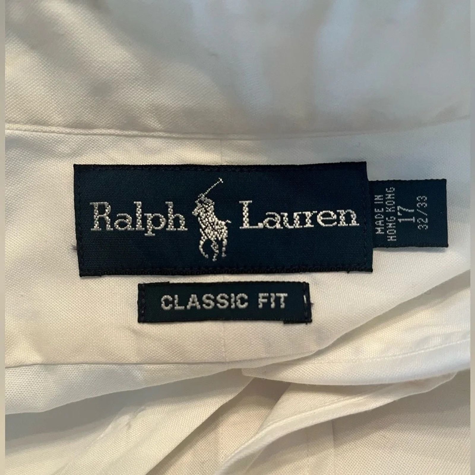 Ralph Lauren Black Label Ralph Lauren Classic Fit Black label long sleeve, 17 neck Size US XL / EU 56 / 4 - 7 Thumbnail