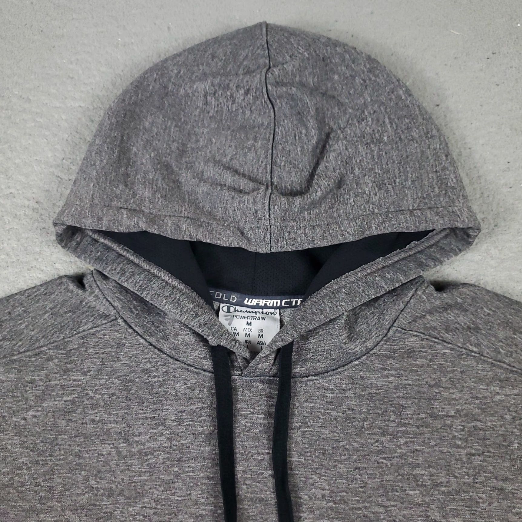 Champion Champion Hoodie Mens Medium Gray Casual Pullover Sweatshirt Fleece Size US M / EU 48-50 / 2 - 3 Thumbnail