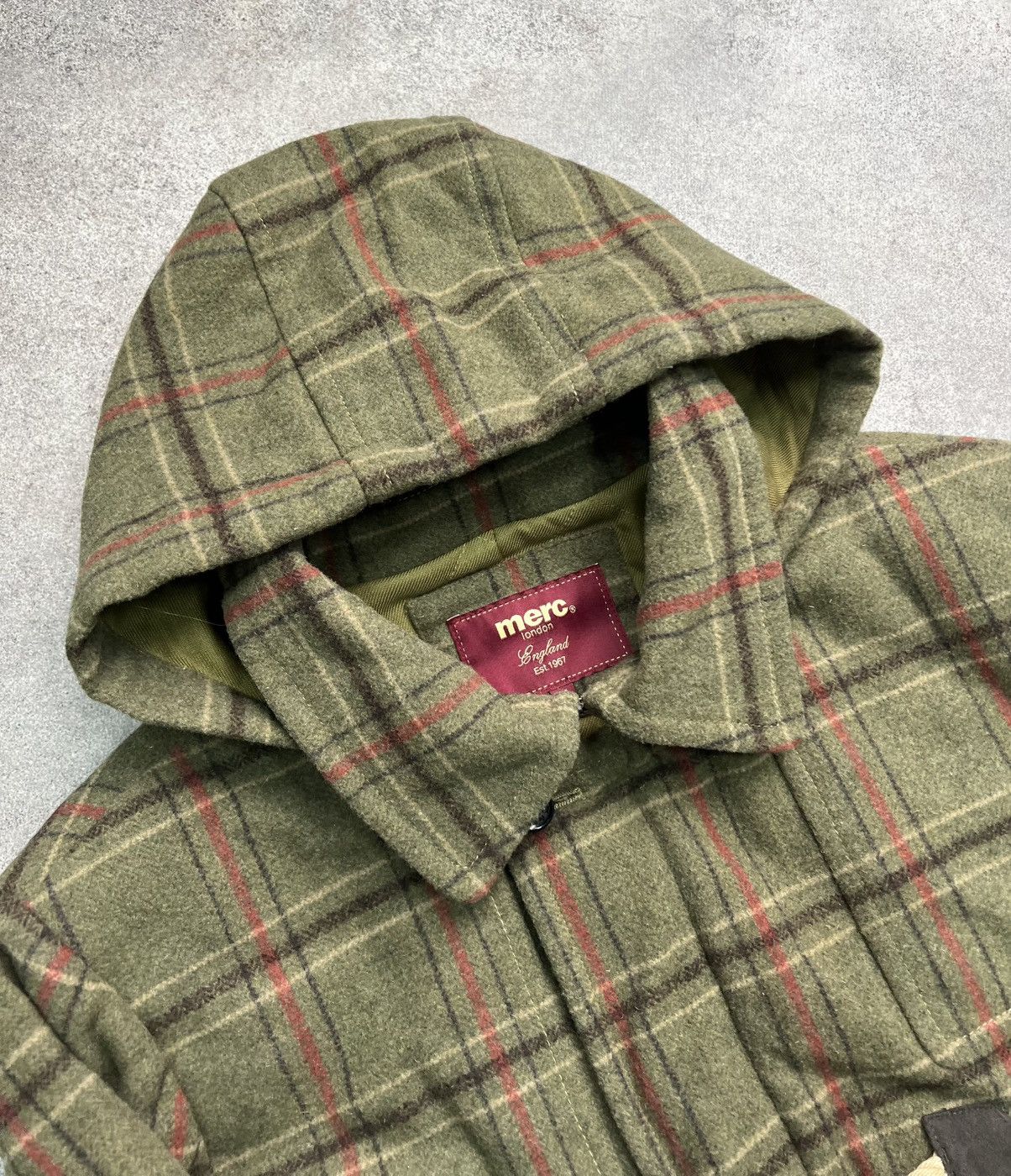 Merc Merc London vintage checked British style duffle coat Size US M / EU 48-50 / 2 - 5 Thumbnail