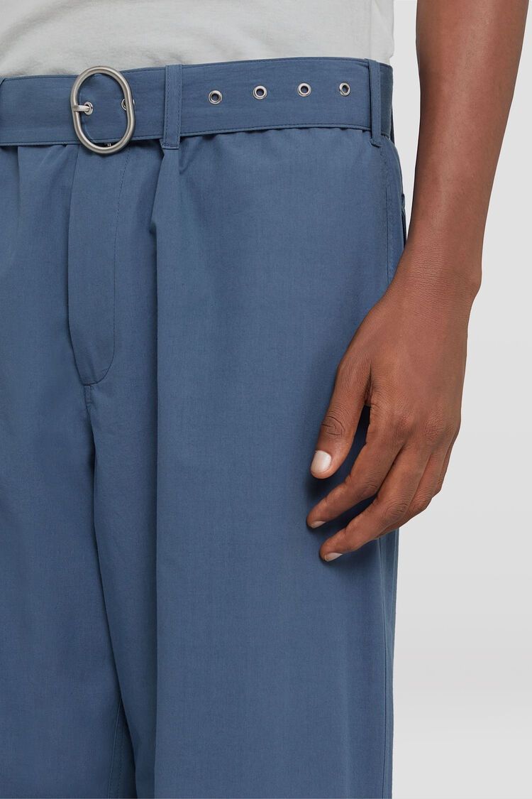 Jil Sander o1w1db10825 Trousers in Blue Size US 30 / EU 46 - 4 Thumbnail