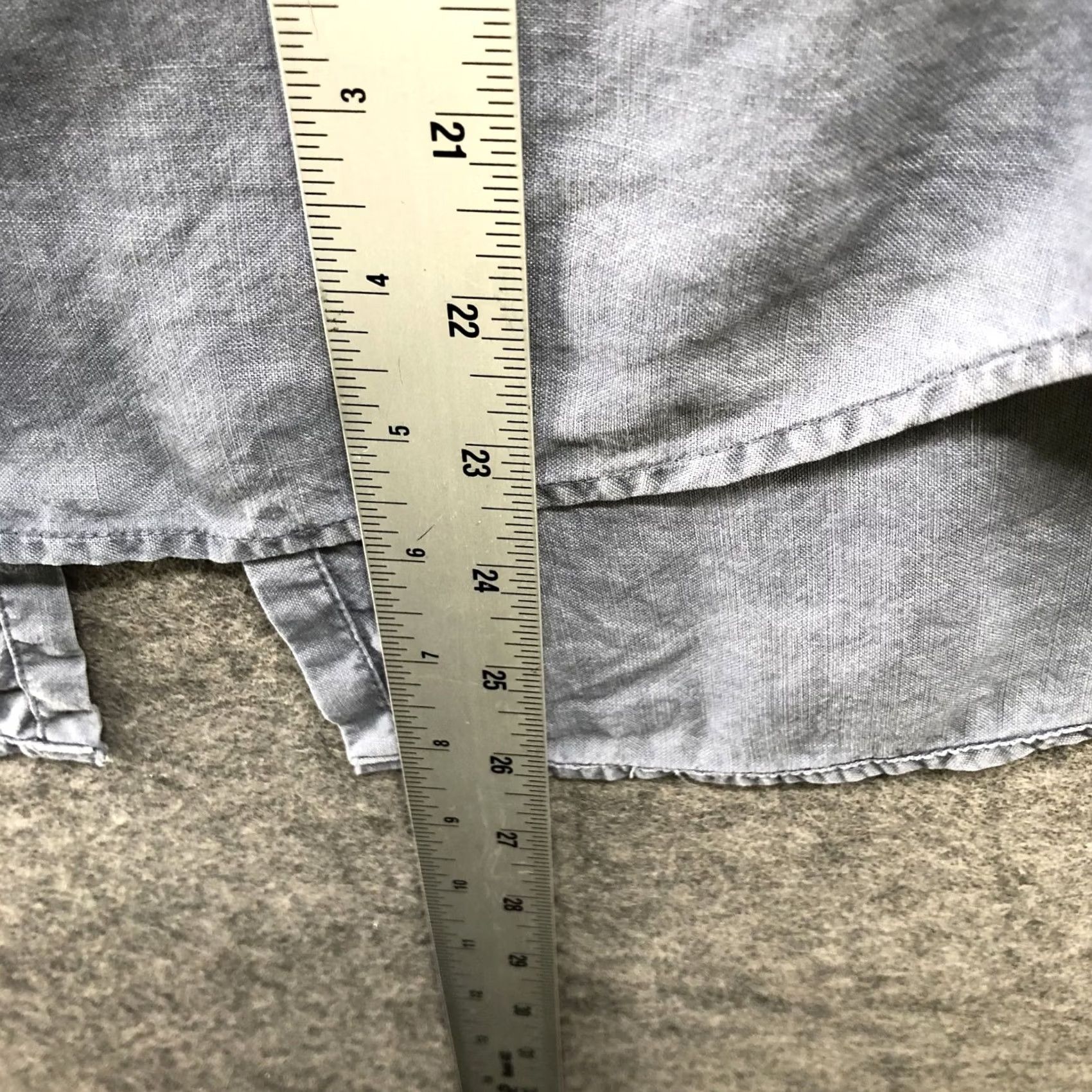 CLOT Cloth & Stone Button Down Shirt Womens XS Lyocell Roll Tab Pocket Dusty Blue Size XS / US 0-2 / IT 36-38 - 8 Thumbnail