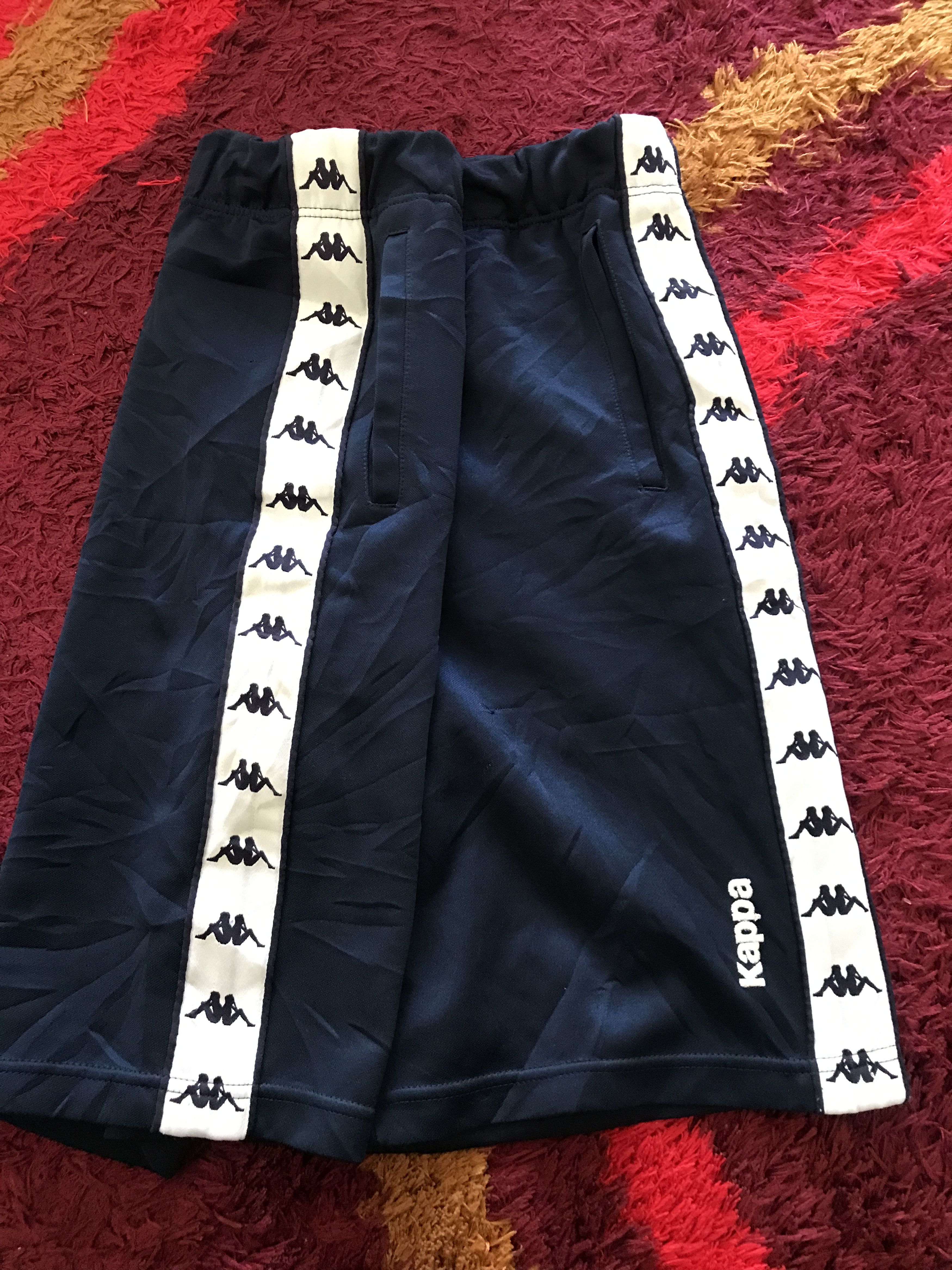 Japanese Brand × Kappa vintage 90s kappa sidetape shortpants Size US 31 - 1 Thumbnail
