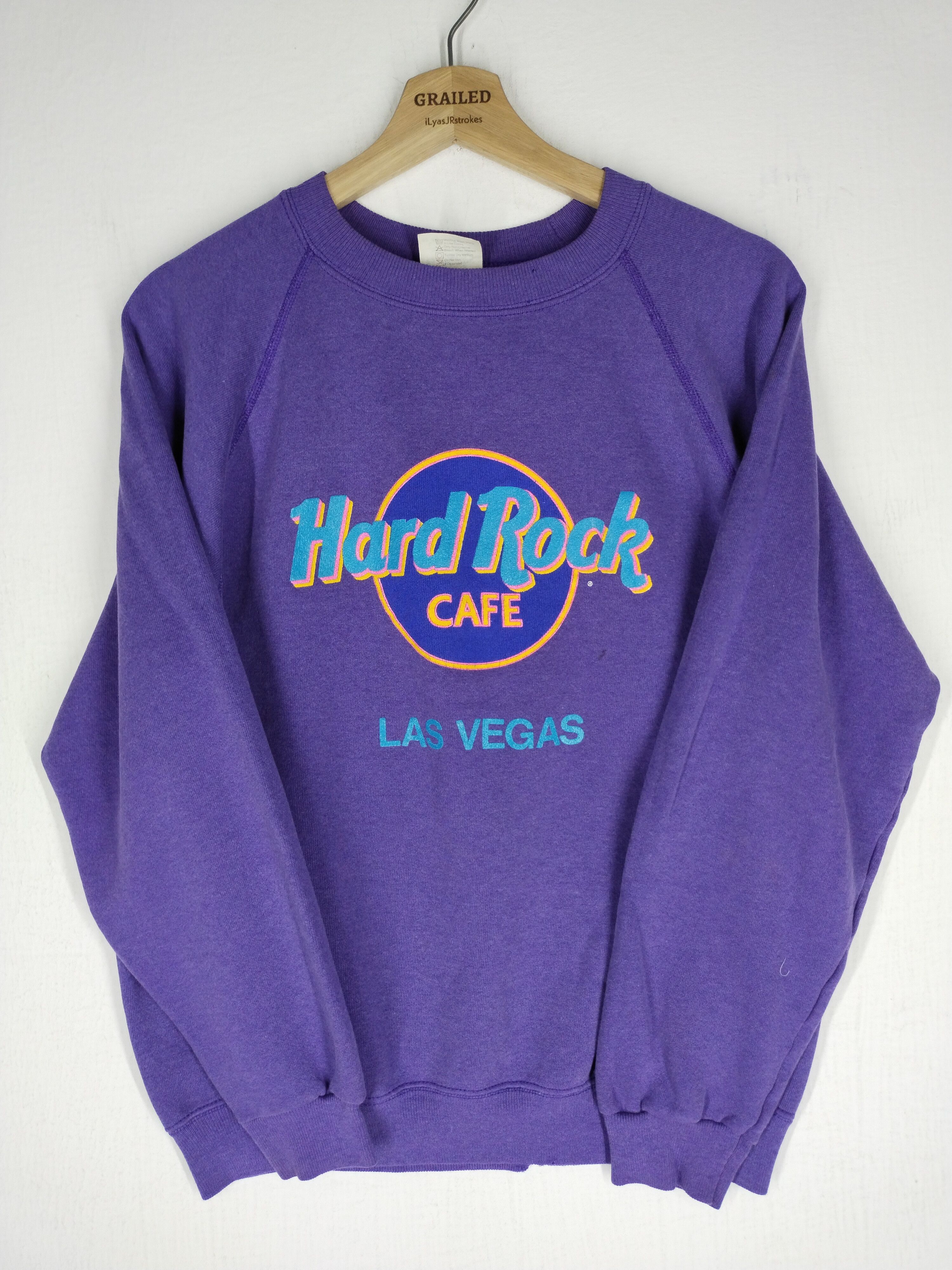 Hard Rock Cafe × Vintage 🔥 Vtg Hard Rock Cafe Las Vegas Rare Colour Sweatshirt Size US M / EU 48-50 / 2 - 5 Thumbnail