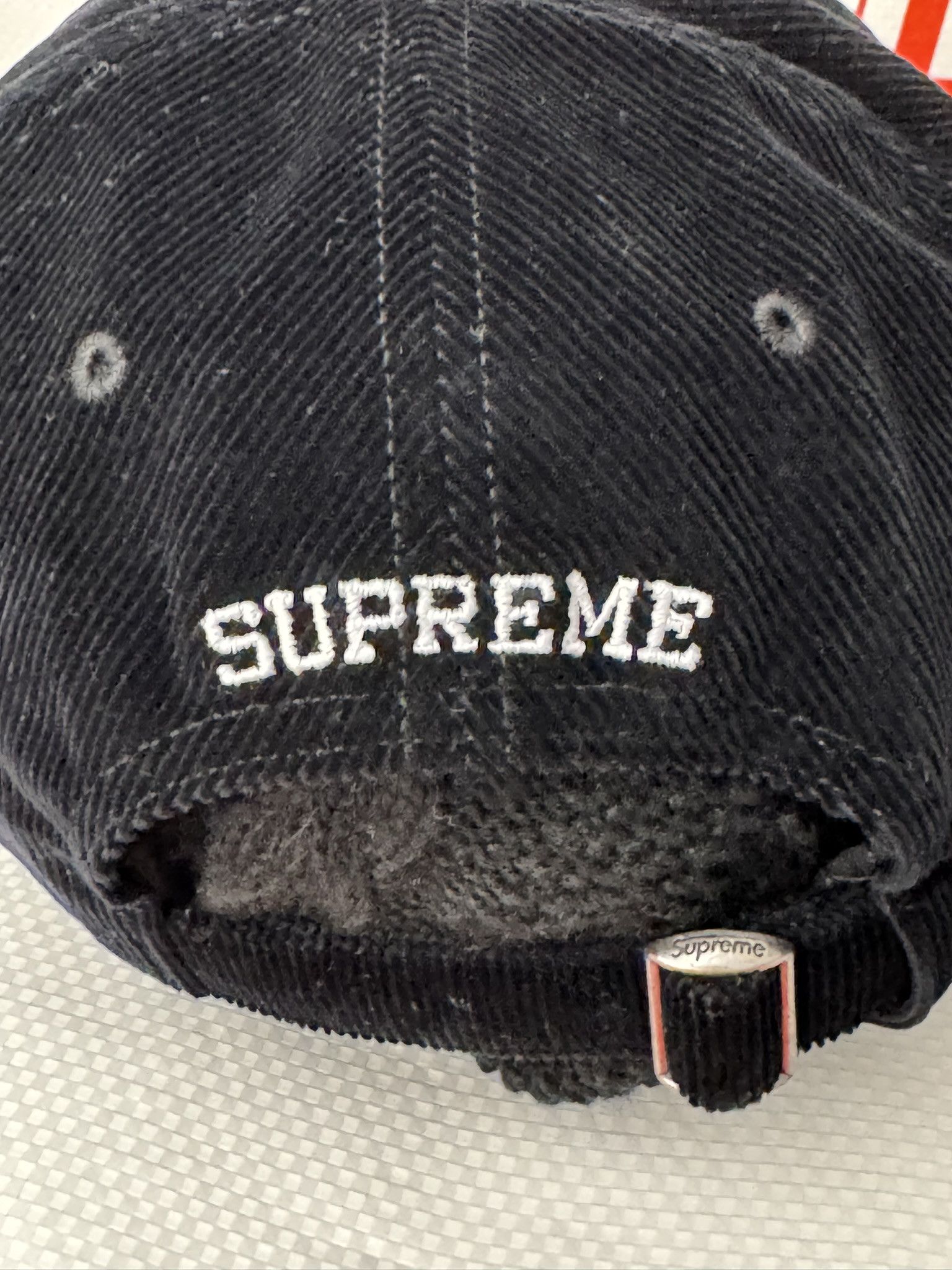 Supreme Wide Wale Corduroy Camp Cap (SS20) - $48