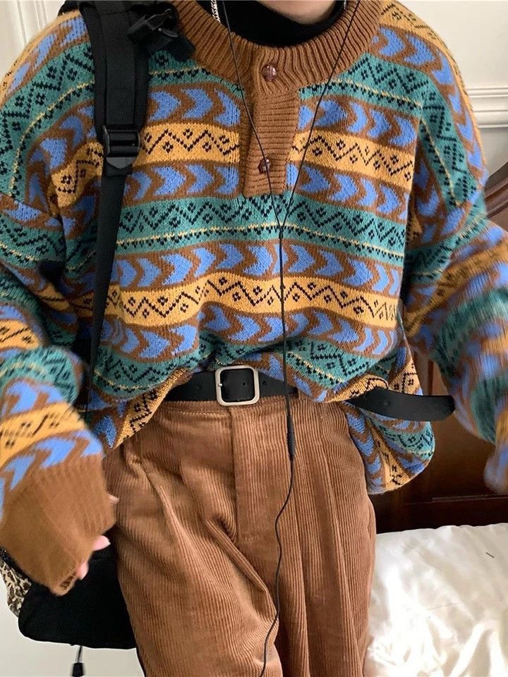 Japanese Brand × Vintage Oversize harajuku style sweater Size US M / EU 48-50 / 2 - 5 Thumbnail