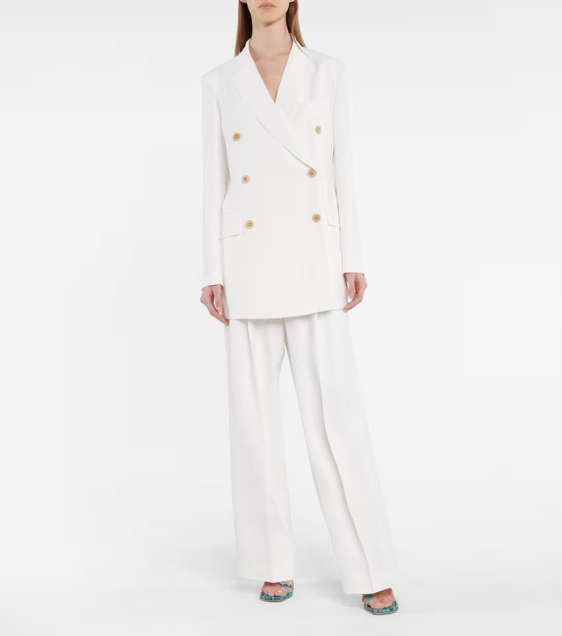 Golden Goose o1y0725 Casual Pant in White Size 25" / US 0 / IT 36 - 5 Thumbnail