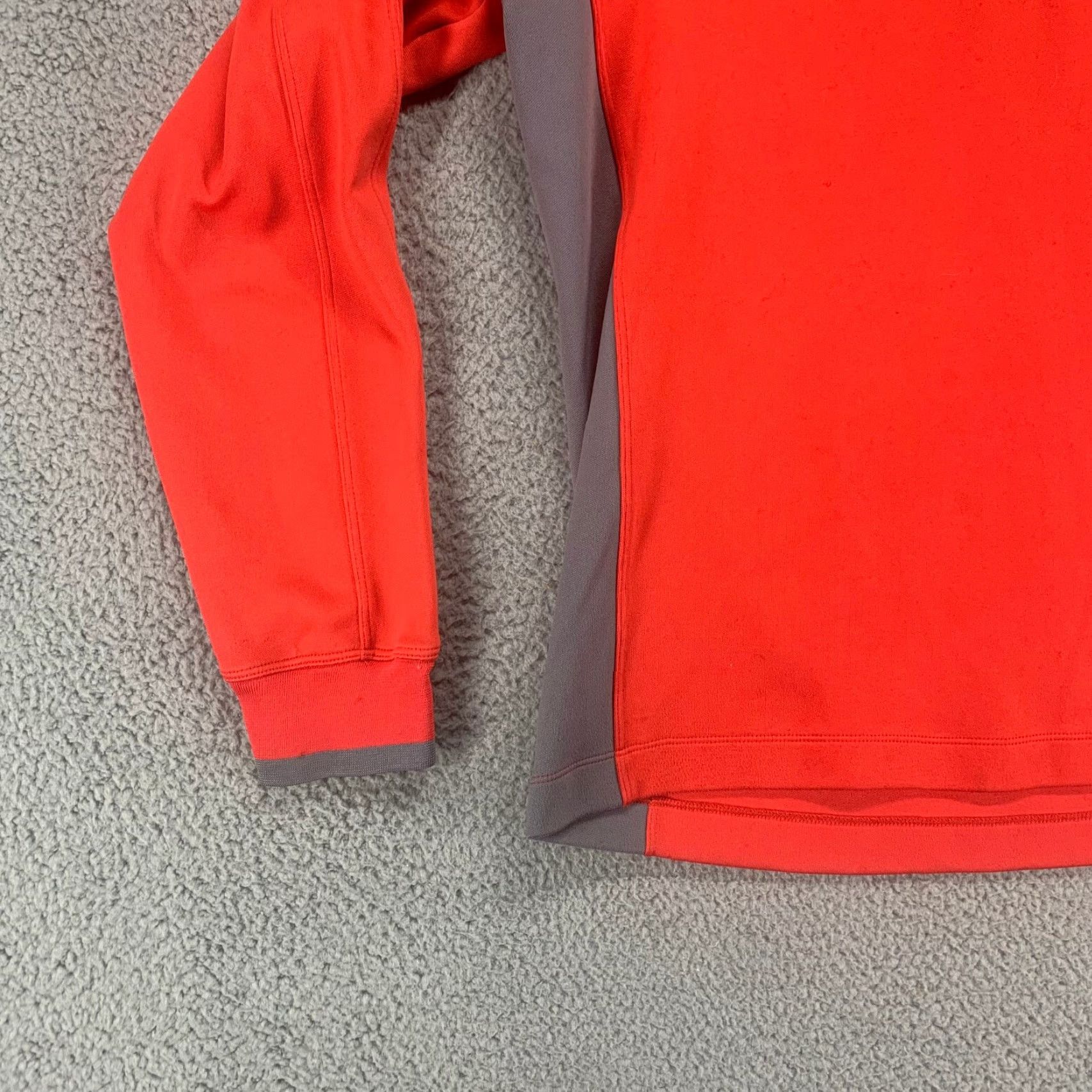 Nike Nike Jacket Womens Medium Red Golf Tour Performance Long Sleeve Quarter Zip Size M / US 6-8 / IT 42-44 - 7 Thumbnail