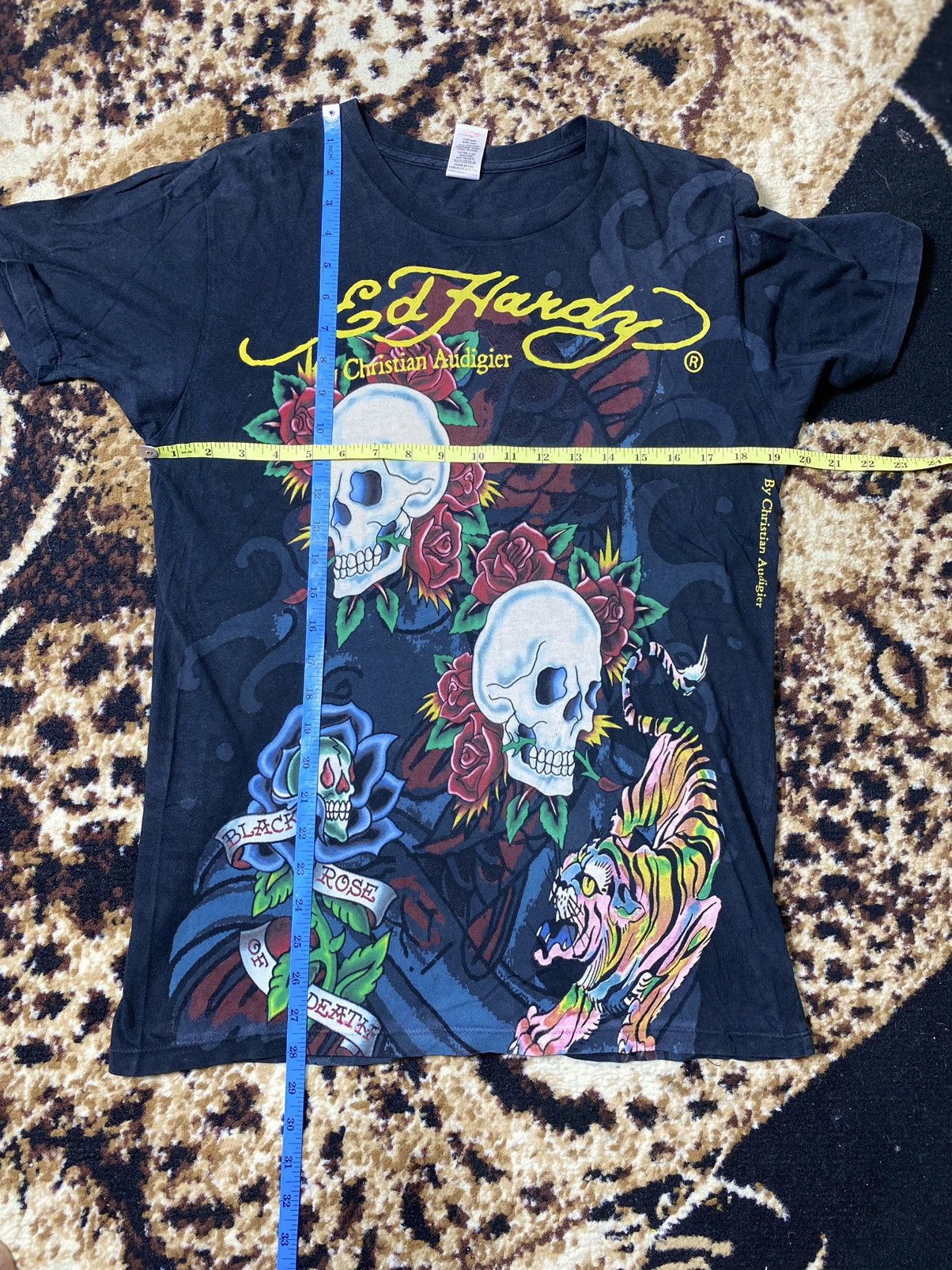 Christian Audigier × Hysteric Glamour × If Six Was Nine Ed Hardy by Christian Audigier black Of Dead Skull Size US S / EU 44-46 / 1 - 7 Thumbnail