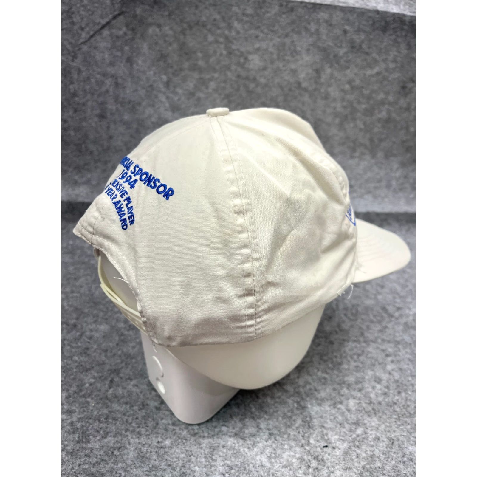 Vintage Nutrilite Official Vitamins of the NBA Hat Cap Snap Back Adult OS White Cotton Size ONE SIZE - 7 Thumbnail
