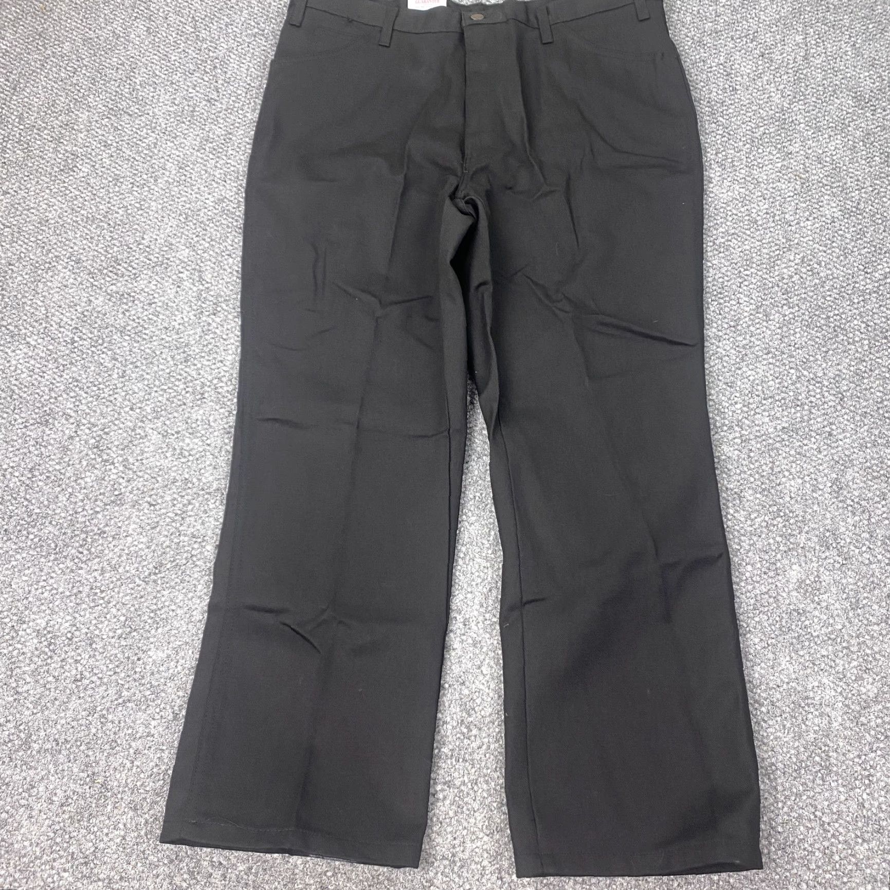 Dickies Dickies Iron Tough Twill Jeans Mens 40x29 Black Work Pants 5 Pocket Durable New Size US 40 / EU 56 - 6 Thumbnail