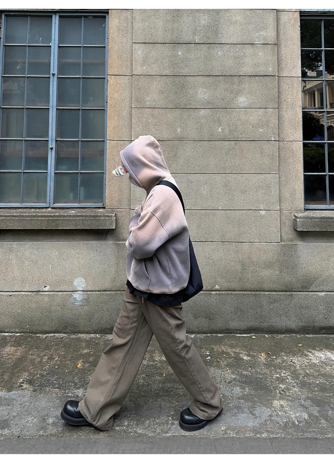 Other Trendy Purple Ombre Gradient Vibe Distressed Hoodie Size US L / EU 52-54 / 3 - 8 Thumbnail