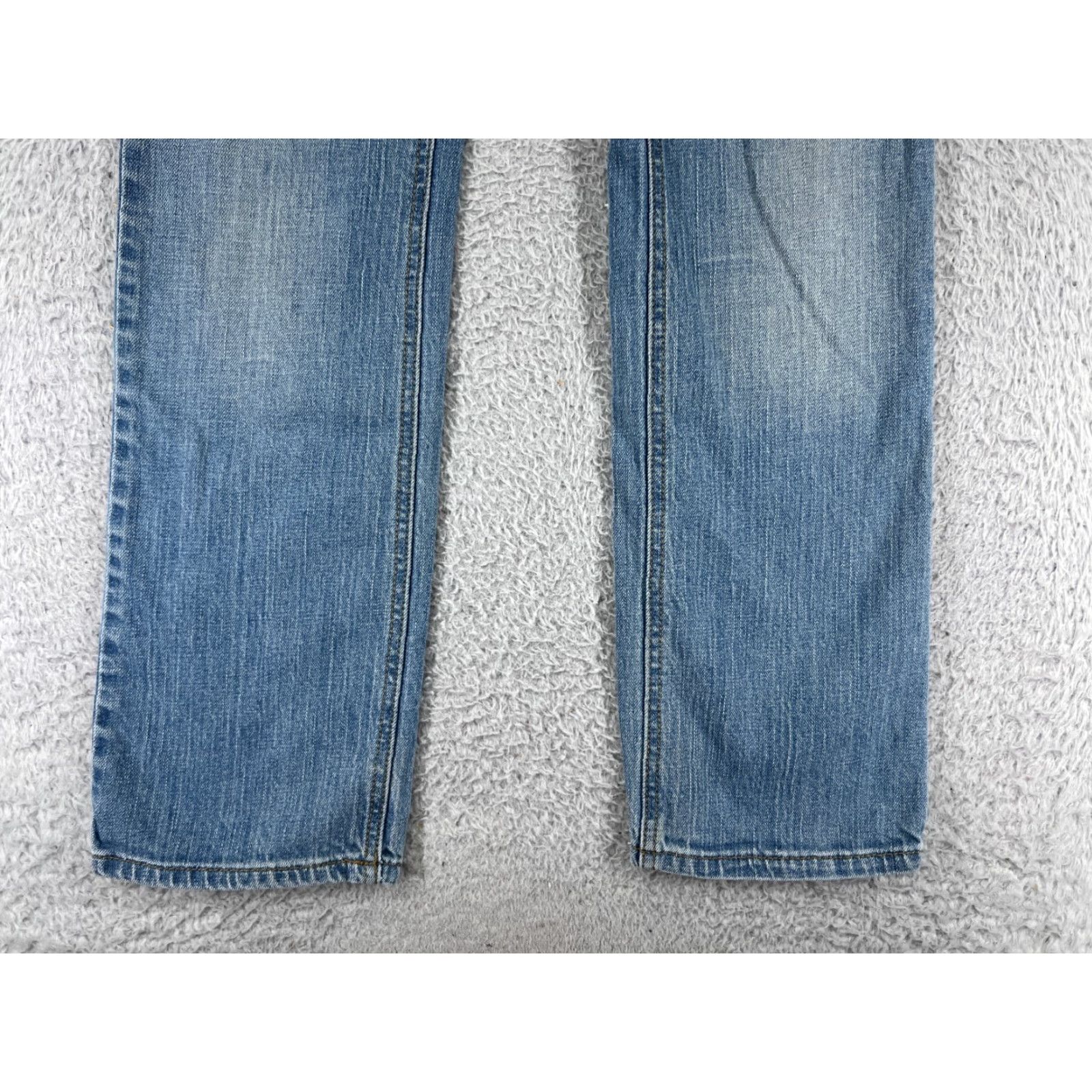 Vintage Bullhead Jeans Women 5 Blue Denim Straight Leg 5-Pocket Stretch Size 27" / US 4 / IT 40 - 6 Thumbnail
