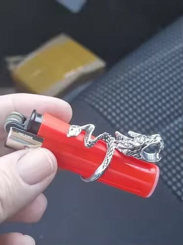 Jewelry × Vintage Dragon Cigarette Holder Ring Size ONE SIZE - 5 Thumbnail