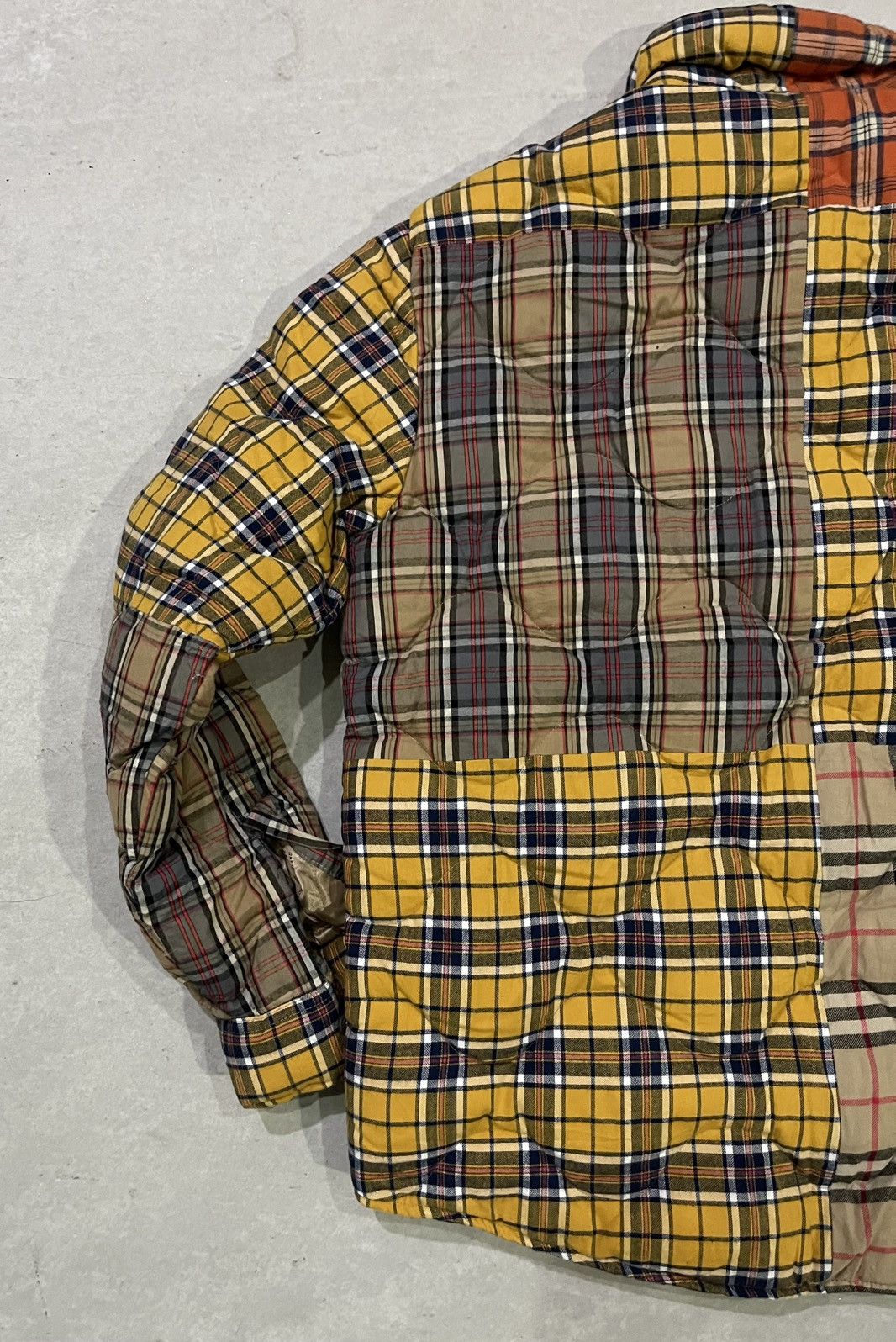 Burberry 🔥A/W 2019 BURBERRY PATCHWORK CONTRAST CHECK PUFFER OVERSHIRT Size US M / EU 48-50 / 2 - 15 Thumbnail