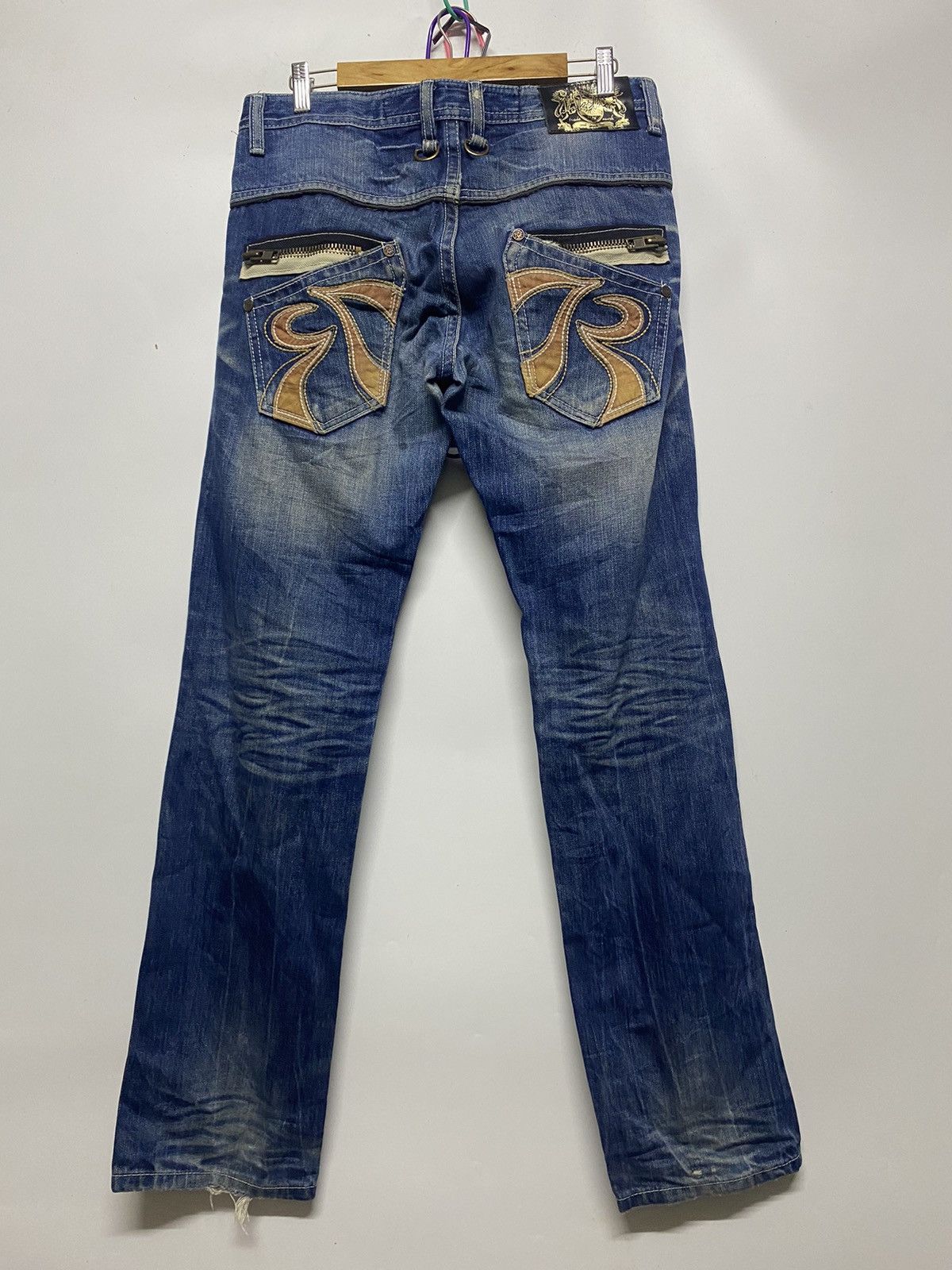 Japanese Brand JUKEBOX Japanese Brand Distressed Denim Jeans Fashion Street Size US 34 / EU 50 - 1 Thumbnail