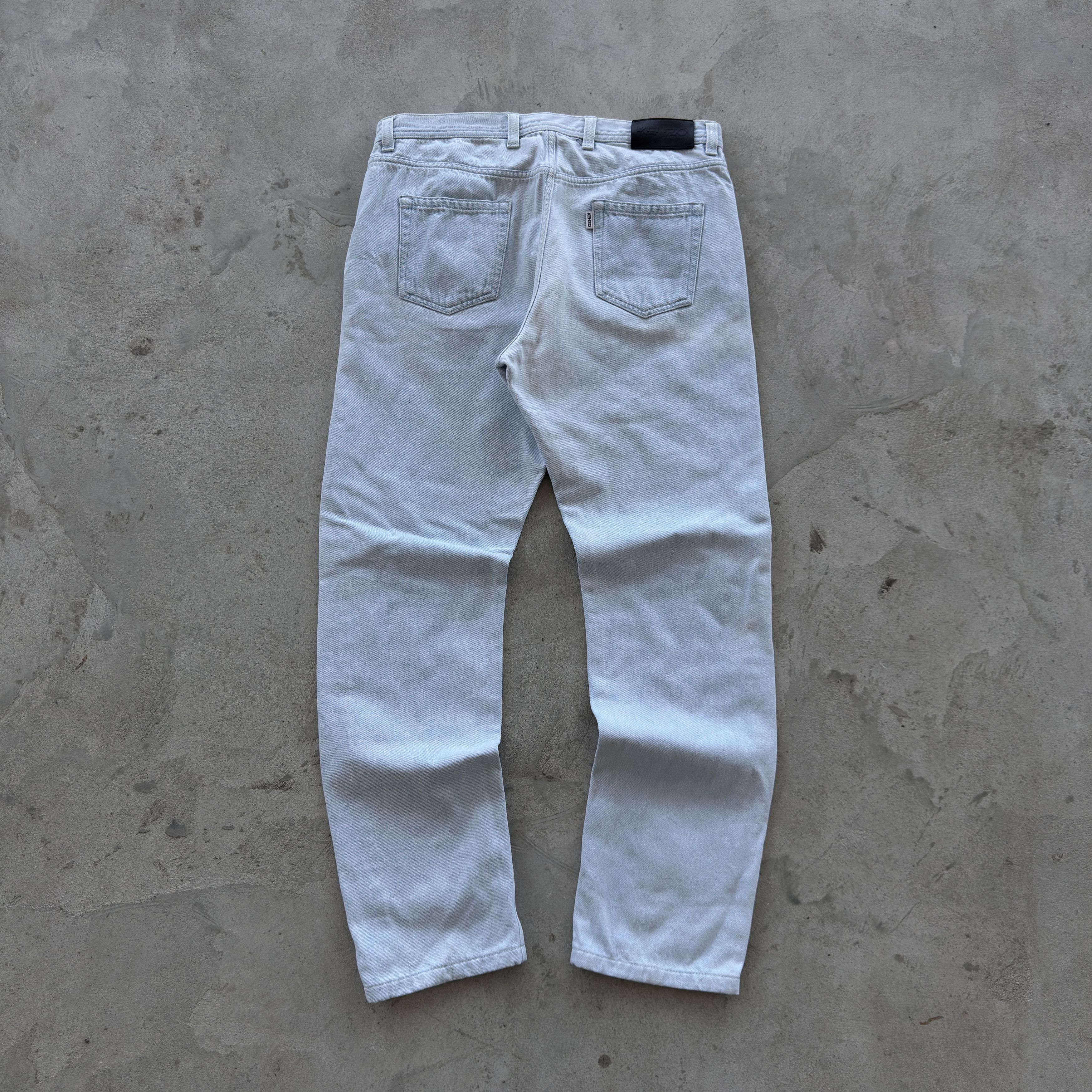 Kenzo Kenzo Paris Light Blue Wash Denim Jeans W34 Straight Leg Size US 34 / EU 50 - 1 Thumbnail