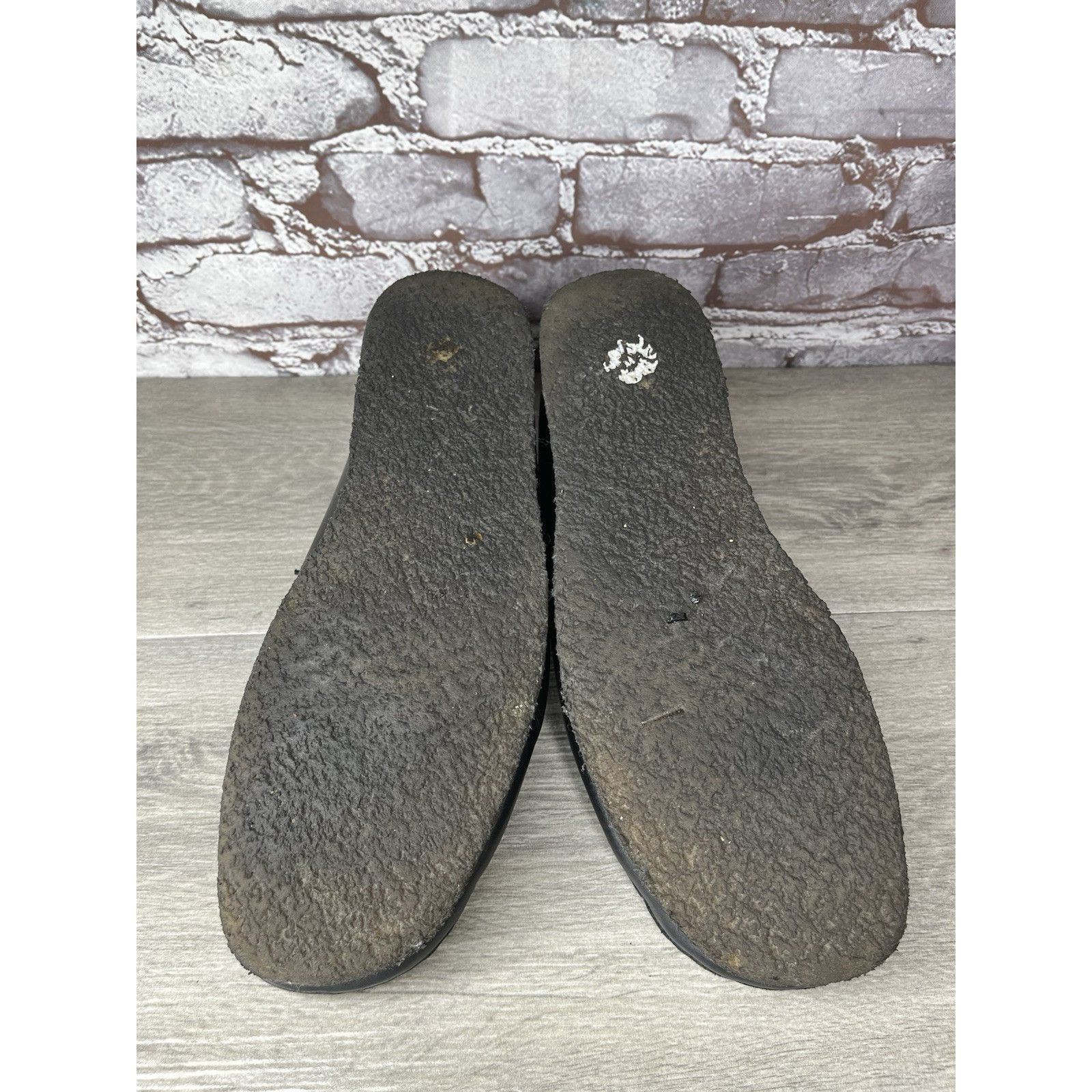 Clarks Clarks Wallabees Black Leather Moccasins Chukka Boots Shoes Size US 11 / EU 44 - 21 Thumbnail