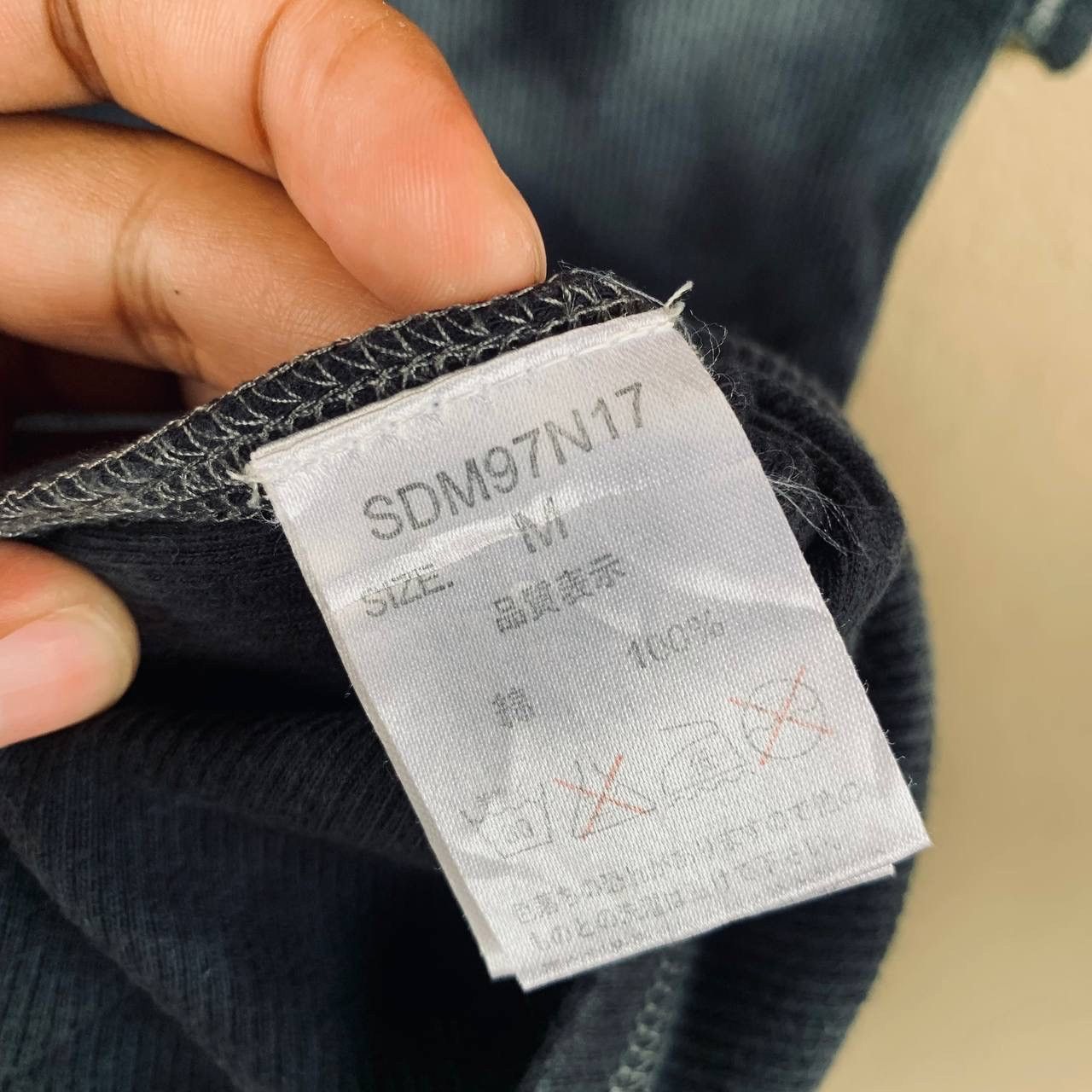 Seditionaries Rare Semanticdesign ‘Refusal’ Stone Wash V Neck Tees Size US S / EU 44-46 / 1 - 5 Thumbnail
