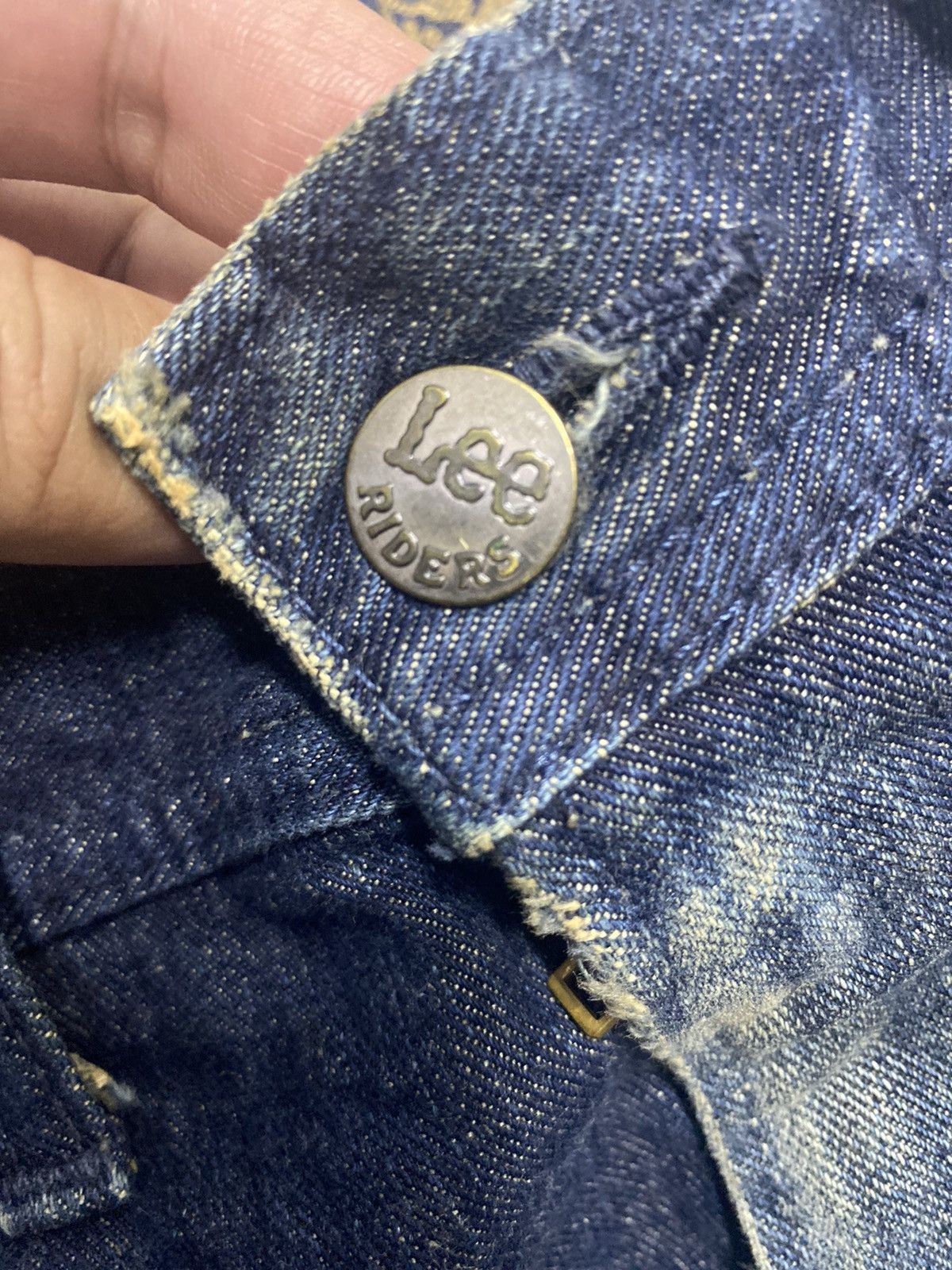 Lee Lee Rider Dirty Washed Style Denim Size US 32 / EU 48 - 5 Thumbnail