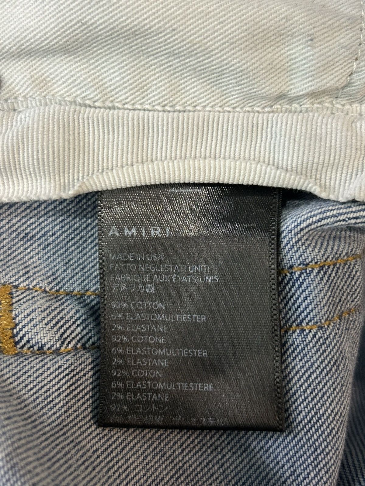 Amiri Amiri Multi Color Bandana Patch Jeans Size US 34 / EU 50 - 9 Thumbnail