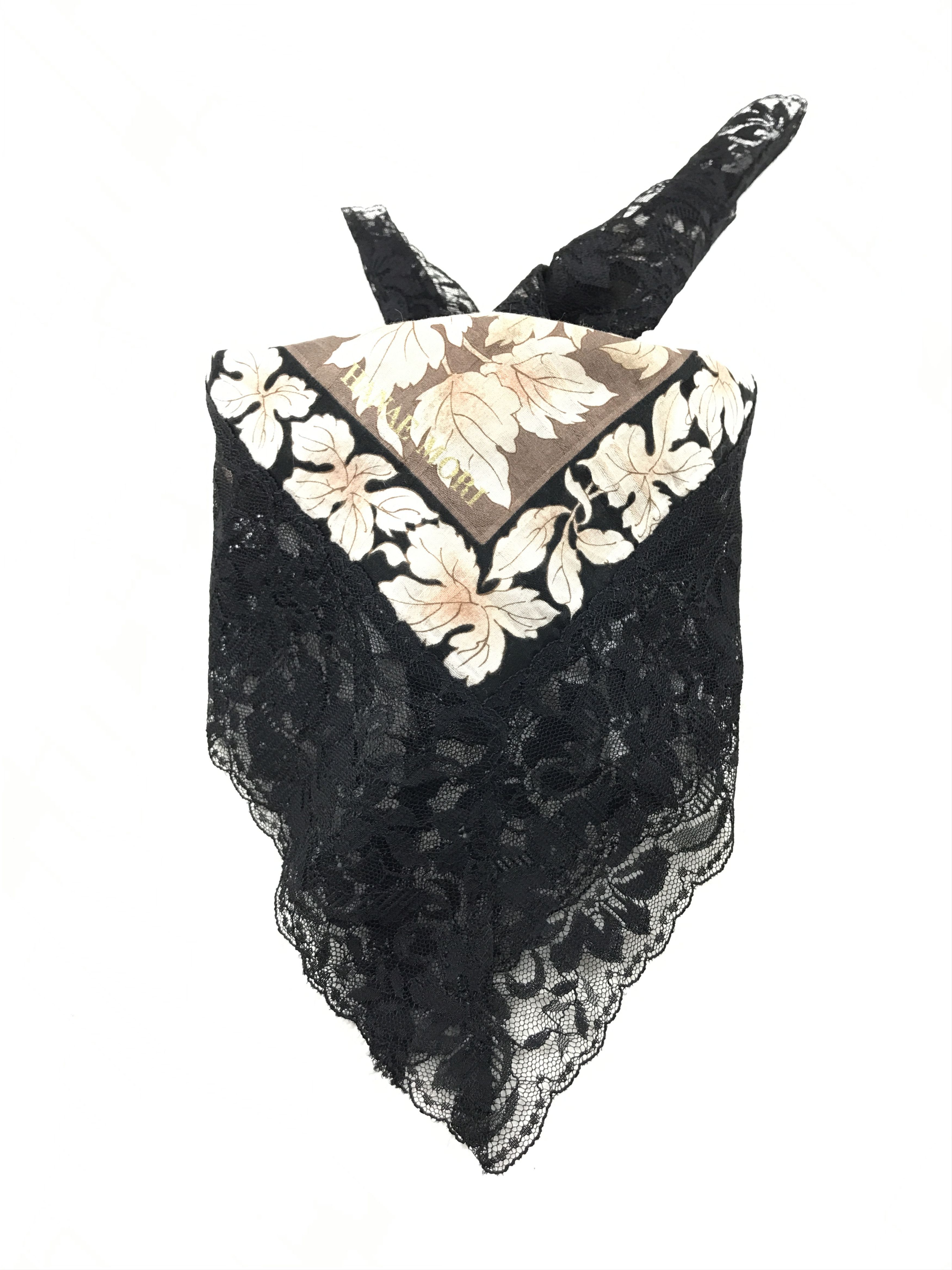 Hanae Mori × Japanese Brand × Vintage Hanae Mori Embroidery Bandana Neckerchief Handkerchief Size ONE SIZE - 3 Thumbnail