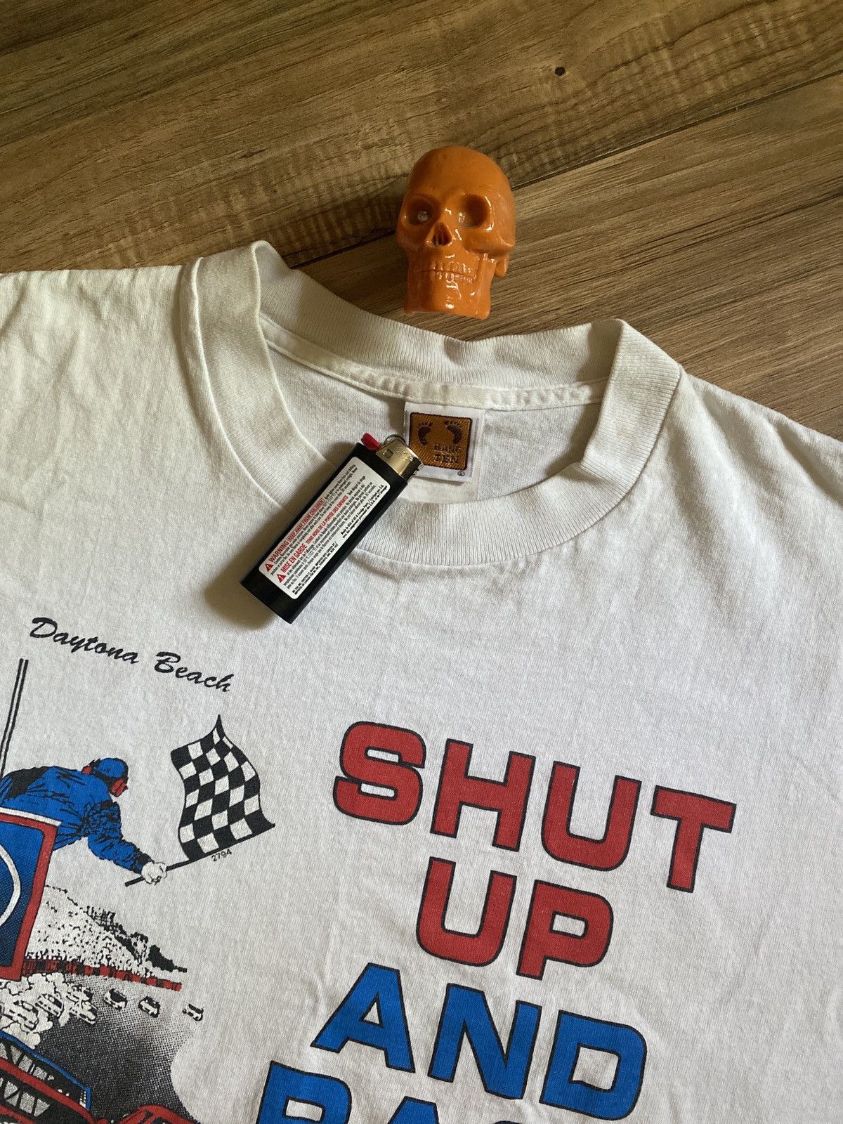 Hang Ten 90s Daytona Racing shirt sz XL Size US L / EU 52-54 / 3 - 4 Thumbnail