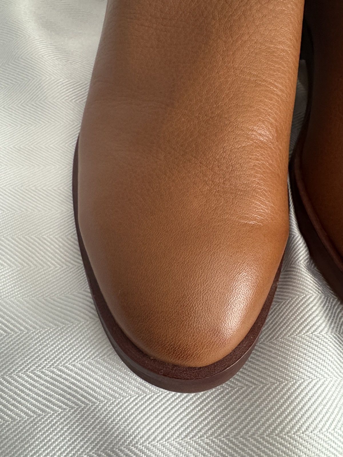 Dolce Vita Women's Tan Leather Chelsea Boots Size US 8 / IT 38 - 4 Thumbnail