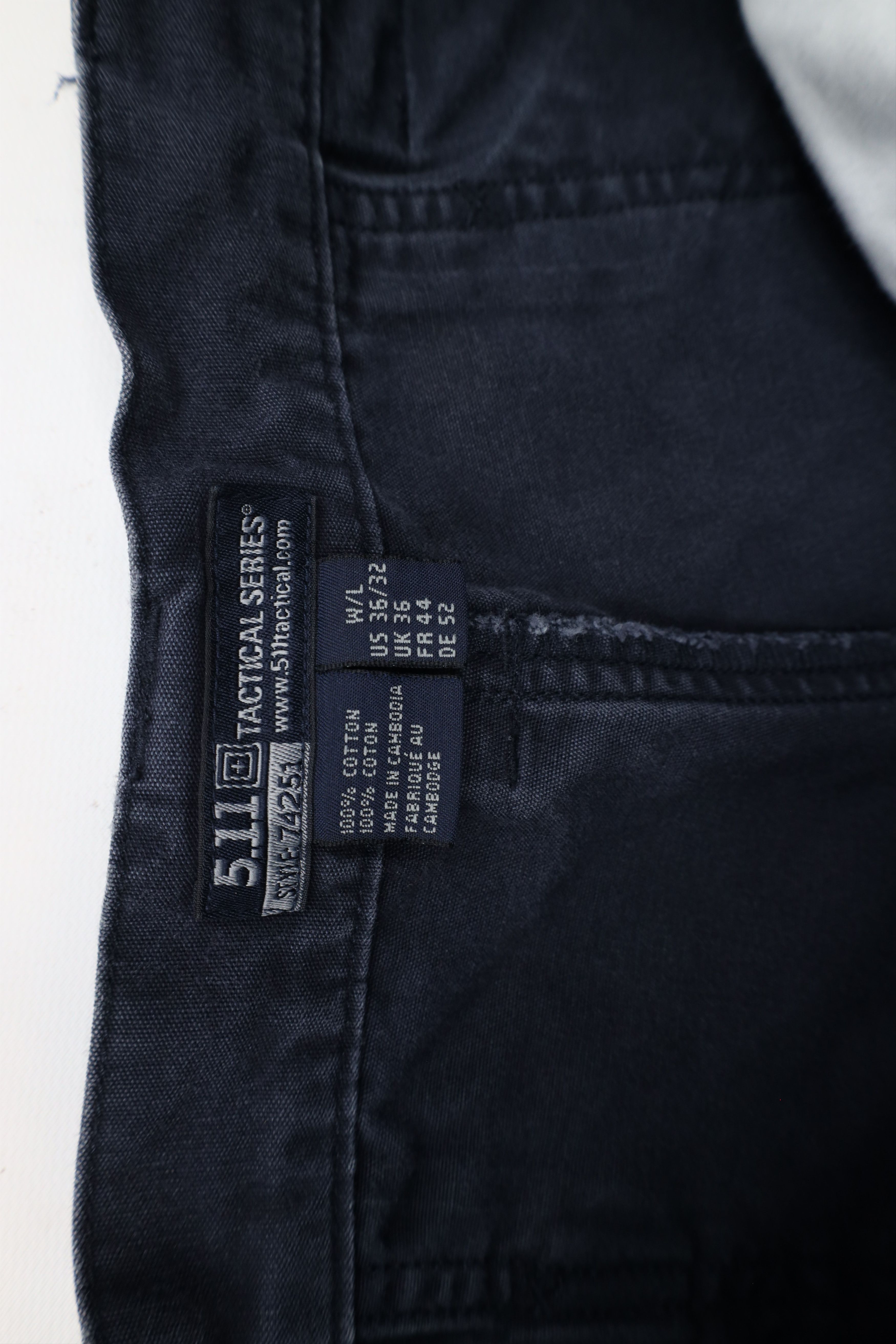 Vintage 5.11 Tactical Series Canvas Double Knit Cargo Pants Blue Size US 36 / EU 52 - 9 Thumbnail
