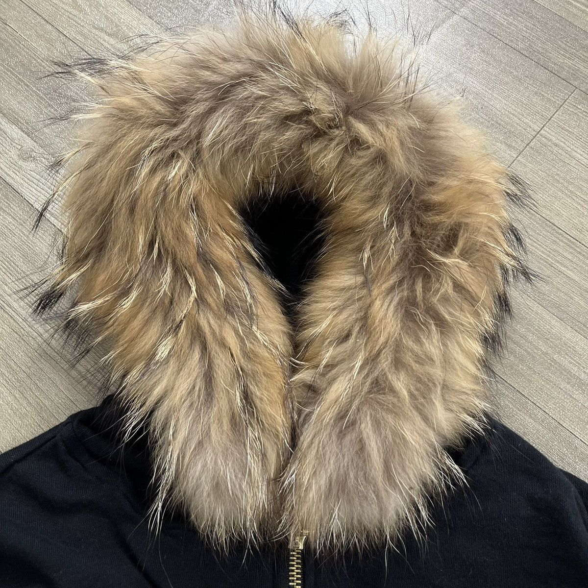 14th Addiction 2000s Beaumere Skulls Cross Punk Lgb Style Zip Fur Hoodie Size US M / EU 48-50 / 2 - 3 Thumbnail