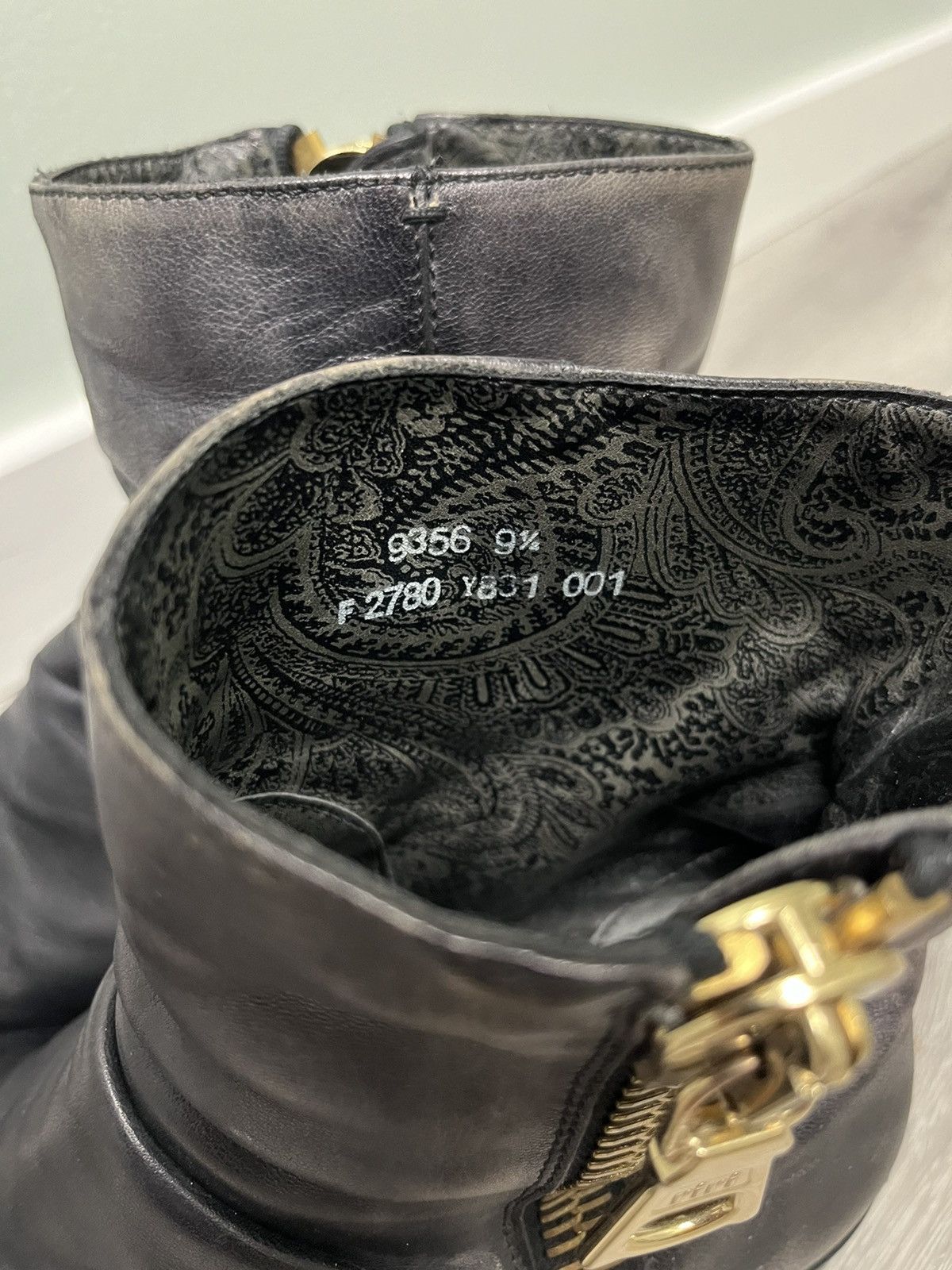 John Varvatos Richards wide zip Sharpei boot. 9.5 Size US 9.5 / EU 42-43 - 14 Thumbnail