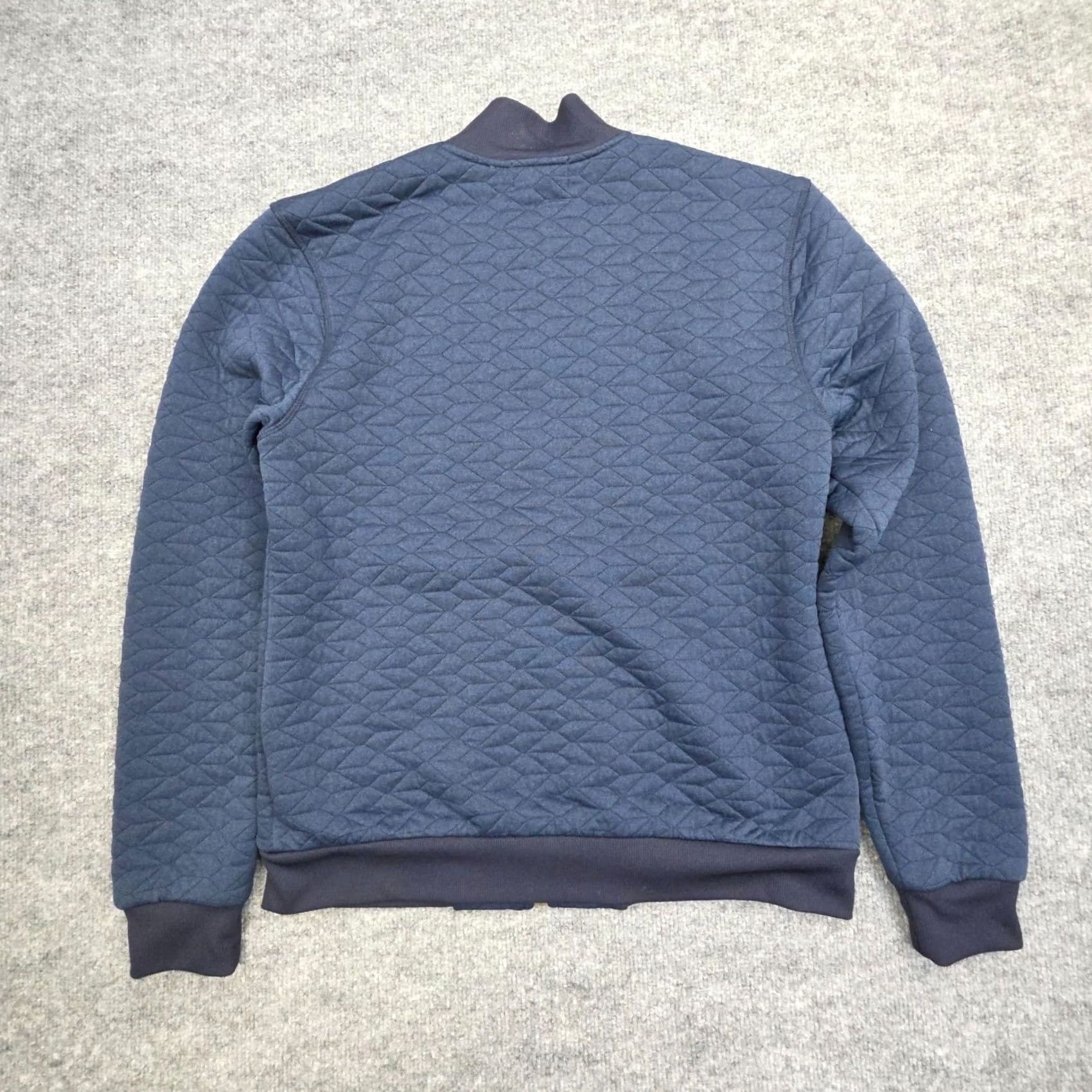 Taylor Stitch Taylor Stitch Bomber Jacket Blue Quilted Zip Size 38 Mens Size US XXS / EU 40 - 2 Thumbnail