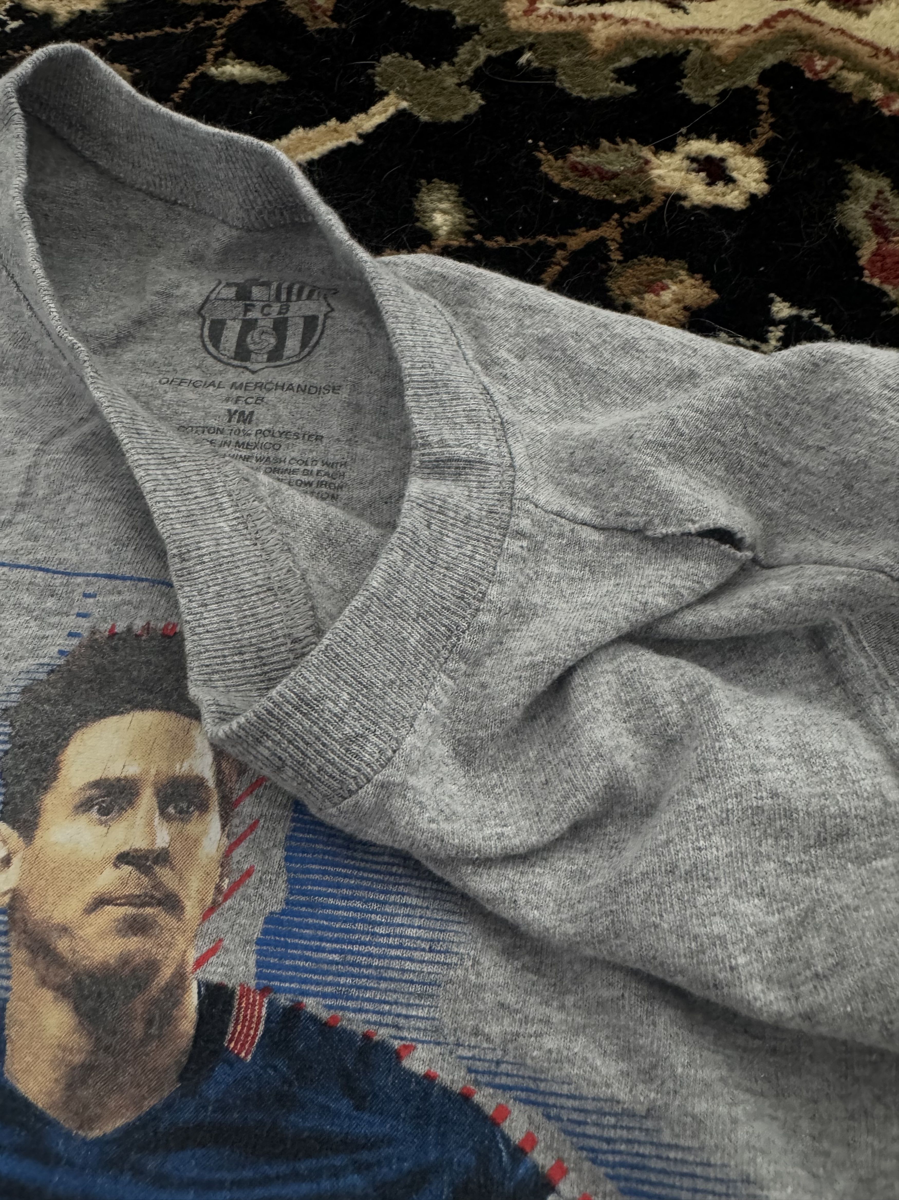 Vintage Vintage y2k FCB Barcelona Messi T-Shirt Size US XS / EU 42 / 0 - 3 Thumbnail