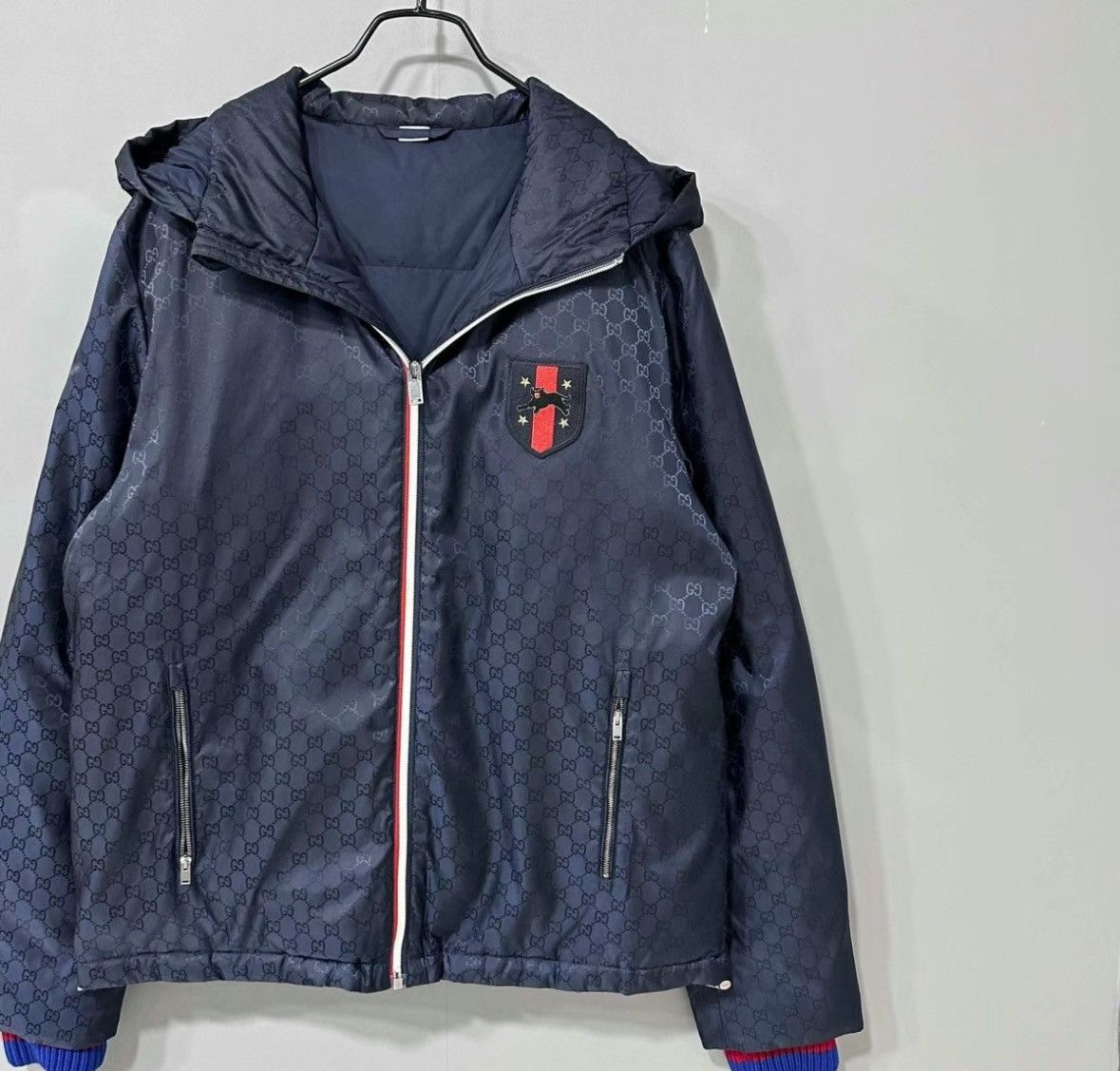 Gucci Gucci Dark patterned full-print old flower down jacket 2504 Size US M / EU 48-50 / 2 - 1 Thumbnail