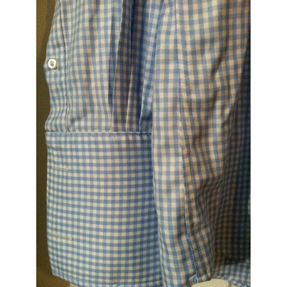 T.M. Lewin T.M.LEWIN MEN'S LIGHT BLUE COTTON DRESS SHIRT SIZE:16.5/33 Size US L / EU 52-54 / 3 - 3 Thumbnail