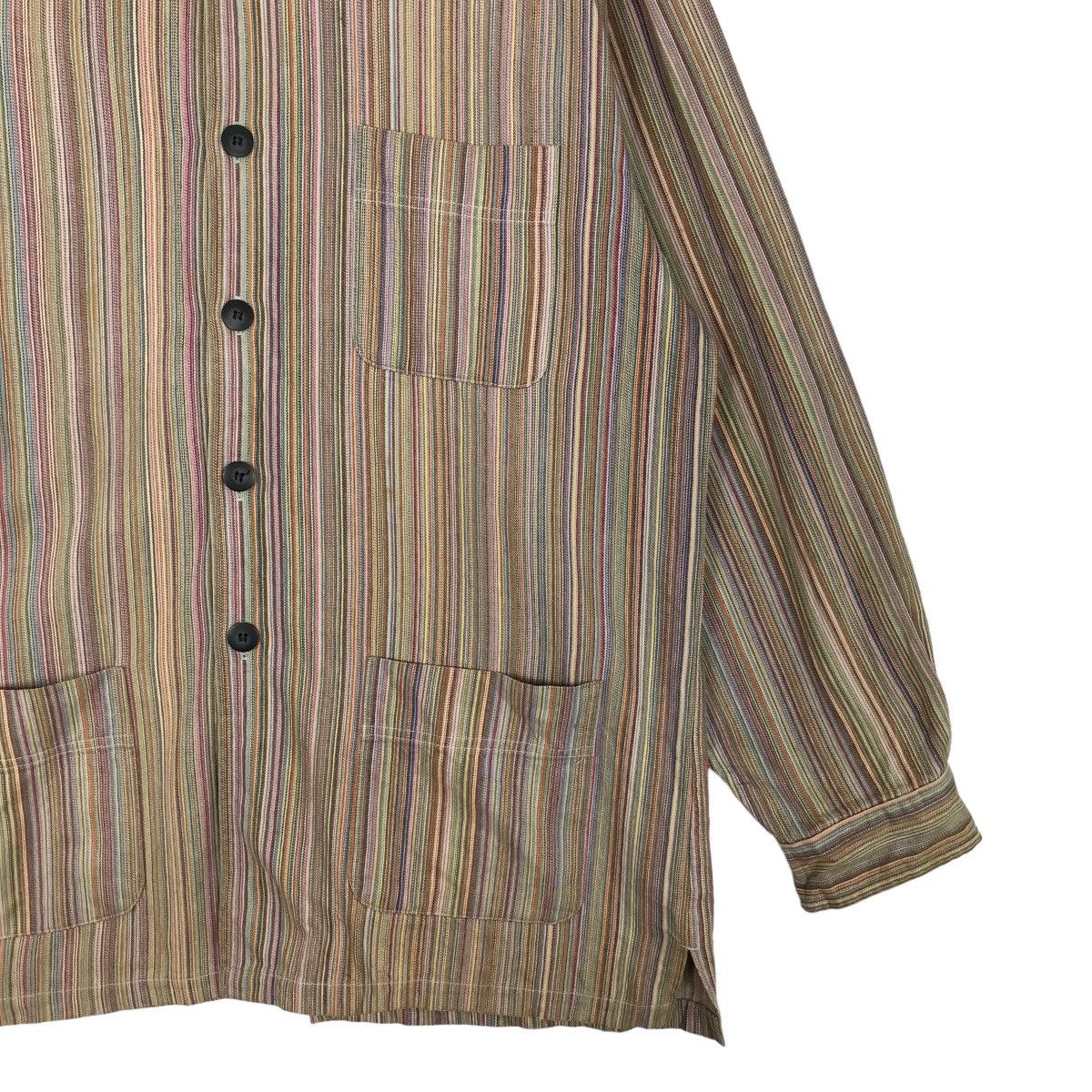 Japanese Brand 💥 SCHIATTI CANDY STRIPE RAINBOWN CHORE JACKET Size US M / EU 48-50 / 2 - 5 Thumbnail