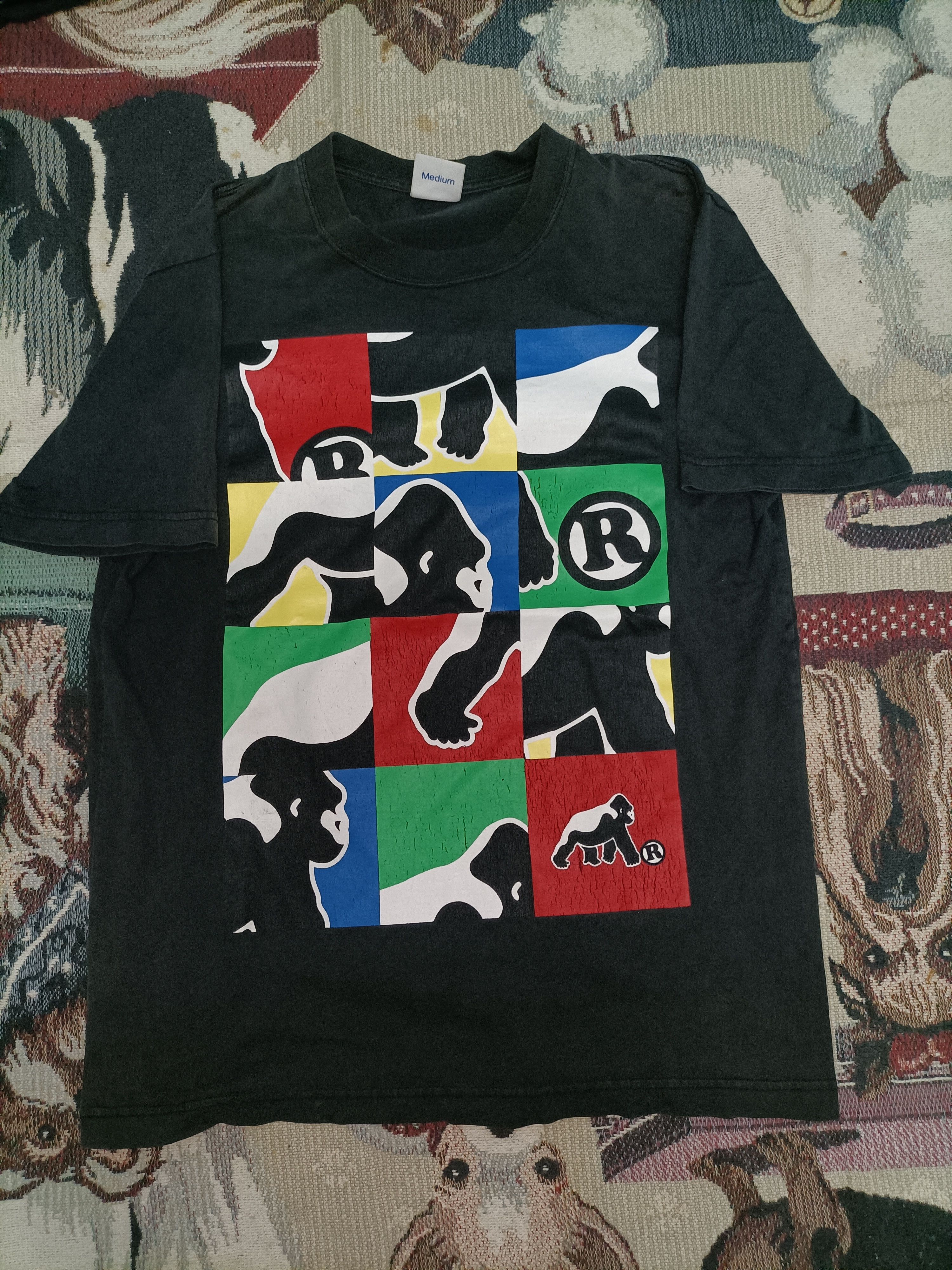 Xlarge Rare designs00s❤️‍🔥XLarge jigsaw black faded t-shirt Size US M / EU 48-50 / 2 - 1 Thumbnail