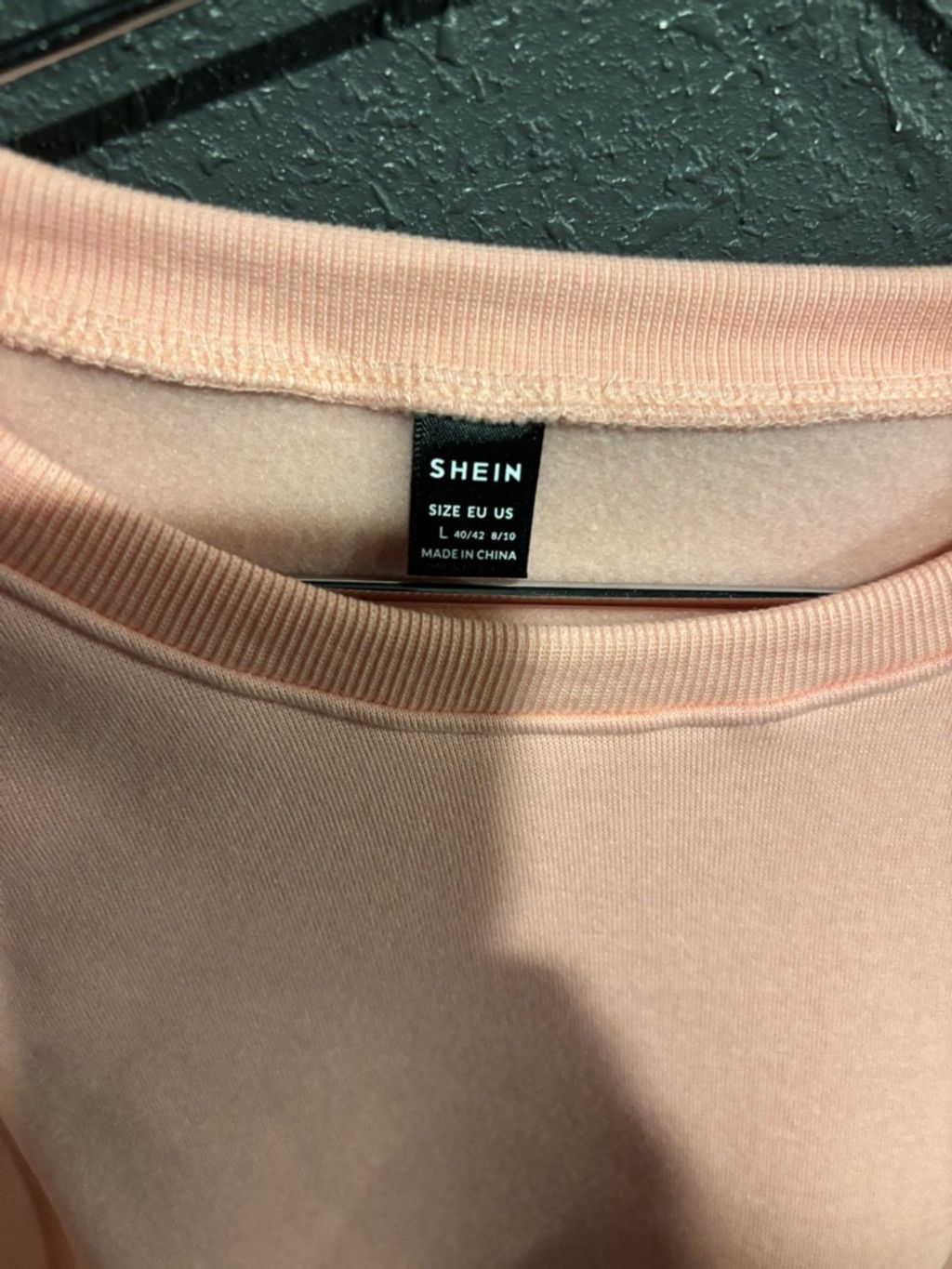 Shein SHEIN Peach Ruffle Sleeve Sweatshirt Size L / US 10 / IT 46 - 4 Thumbnail