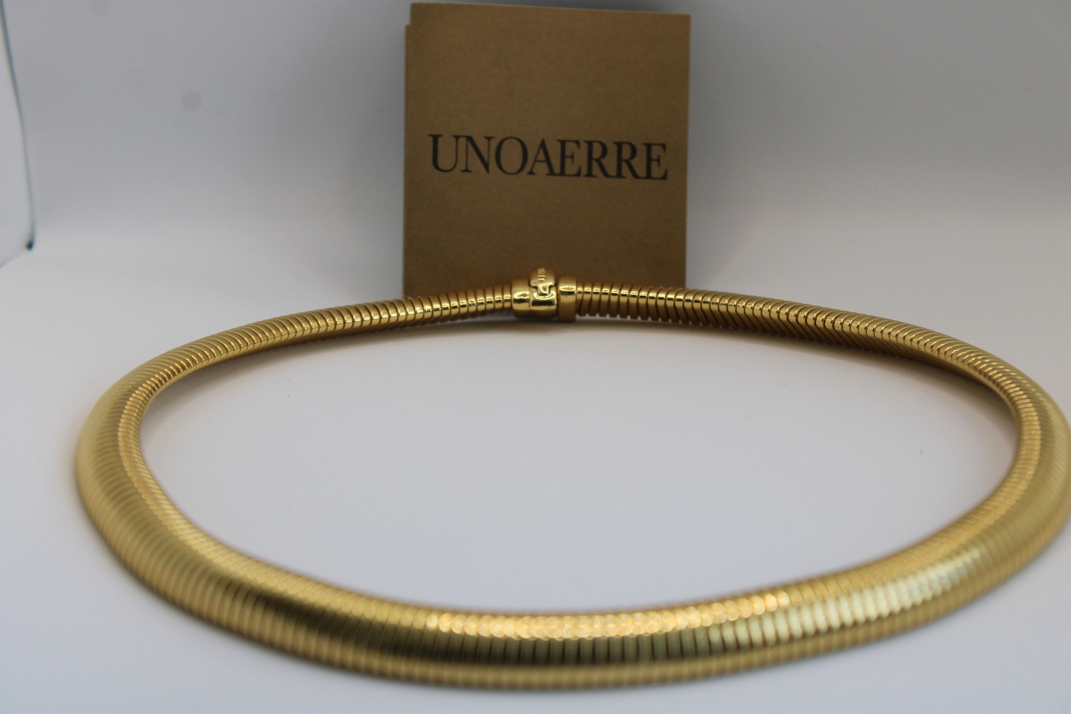 Other Unoaerre Tubogas Gold Micron Necklace Size ONE SIZE - 8 Thumbnail