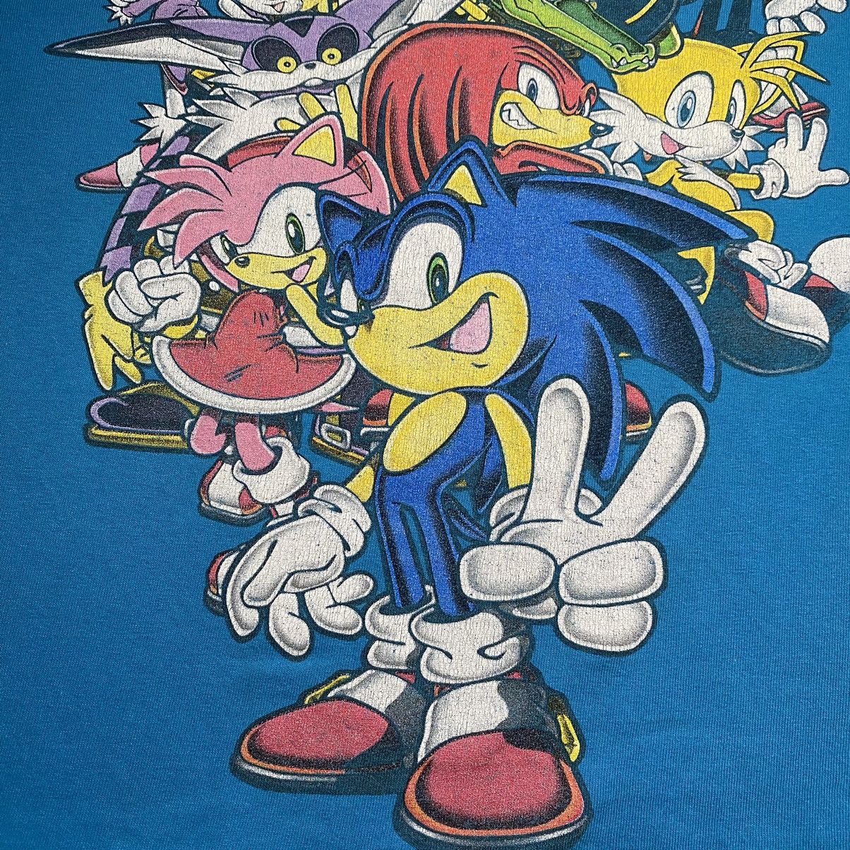 The Game Y2K Sonic The Hedgehog Full Characters Game T Shirt Sega Size US M / EU 48-50 / 2 - 7 Thumbnail