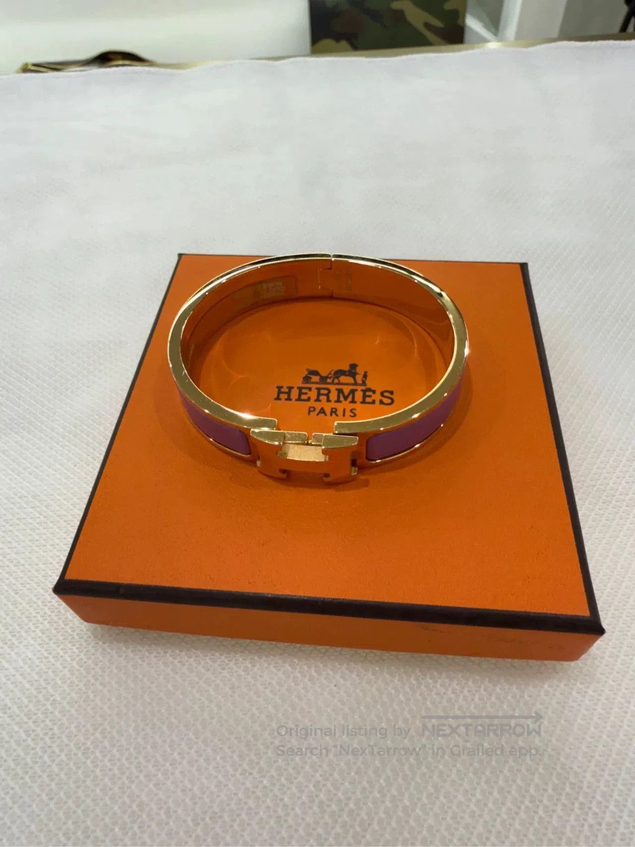 Hermes Hermes H Enamel Bracelet. Size ONE SIZE - 1 Thumbnail