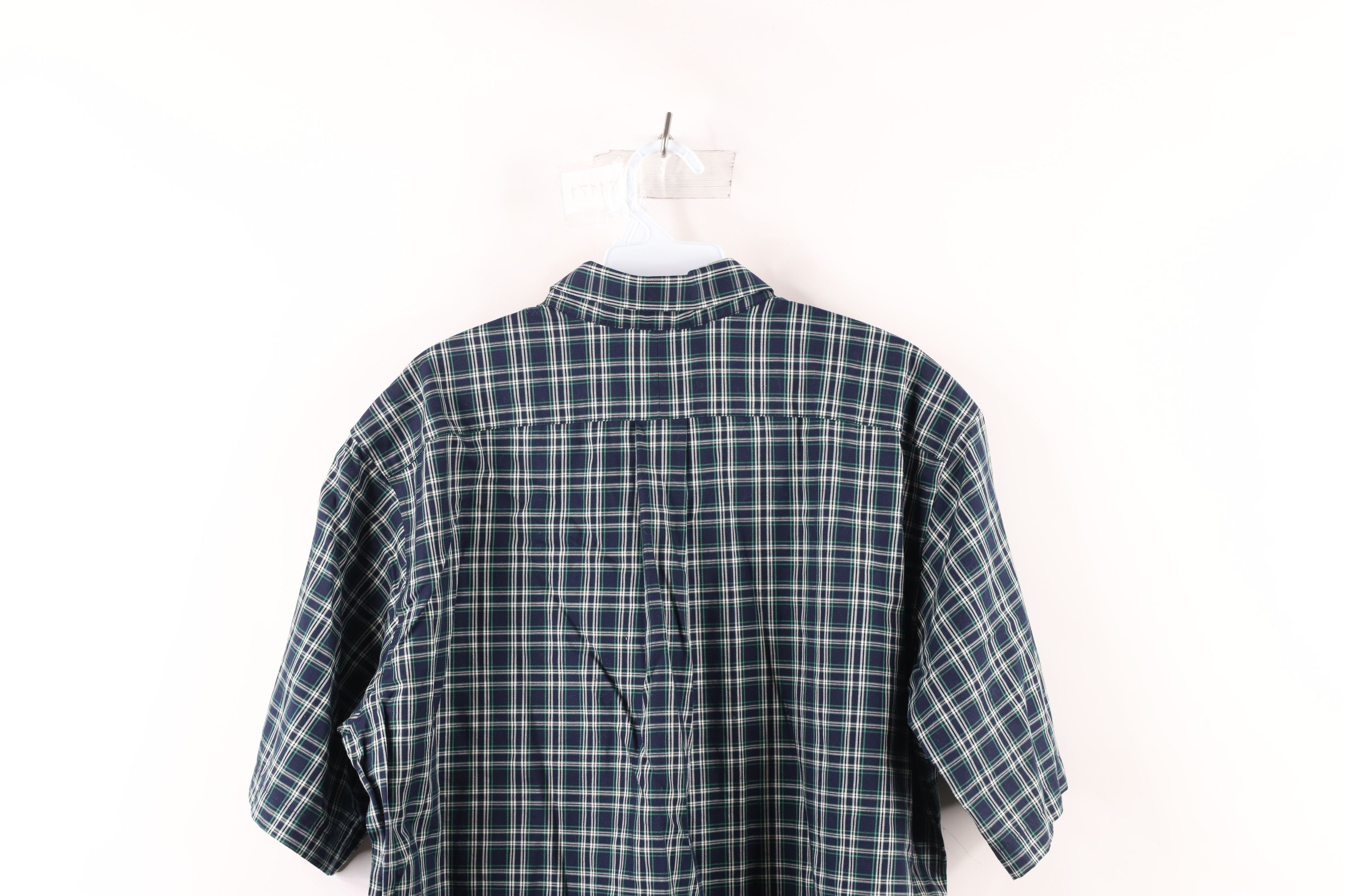L.L. Bean Vintage LL Bean Fit Short Sleeve Collared Button Shirt Plaid Size US L / EU 52-54 / 3 - 7 Thumbnail