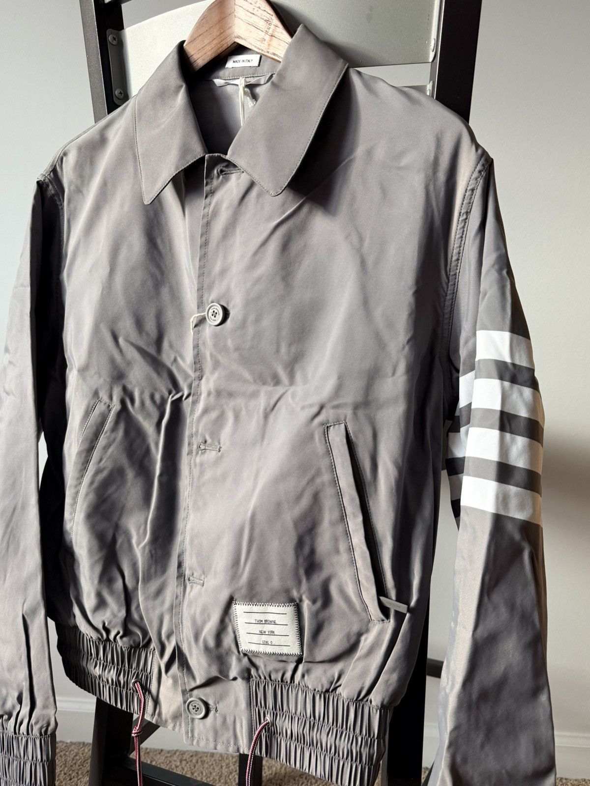 Thom Browne Thom Browne Striped Shell Jacket Size US XS / EU 42 / 0 - 2 Thumbnail