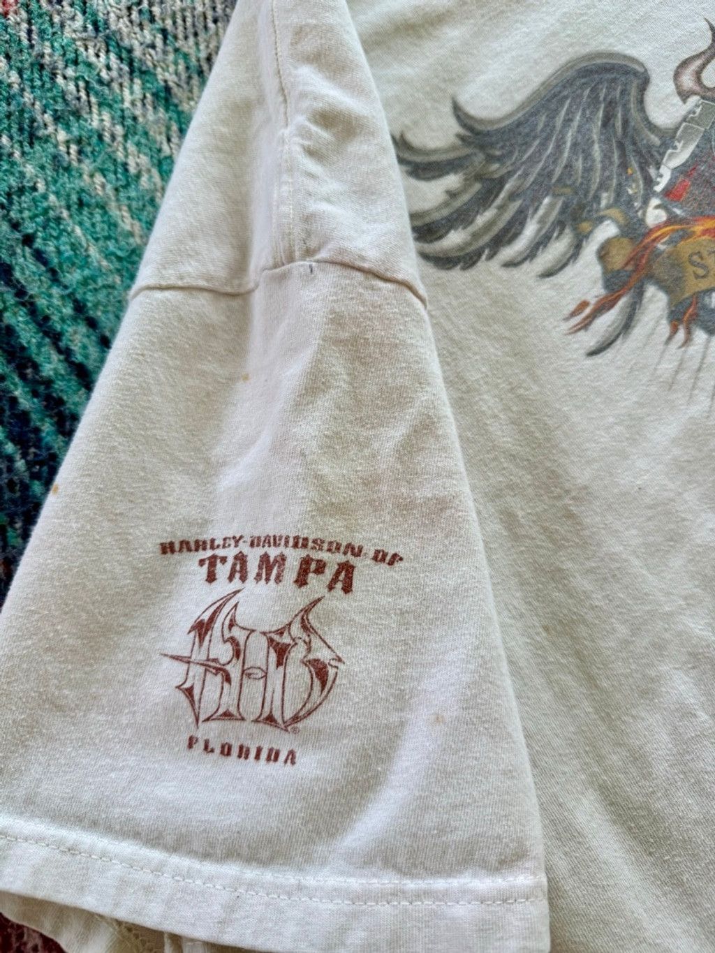 Harley Davidson 90s Harley Davidson Tampa Florida Tee XL Size US XL / EU 56 / 4 - 5 Thumbnail
