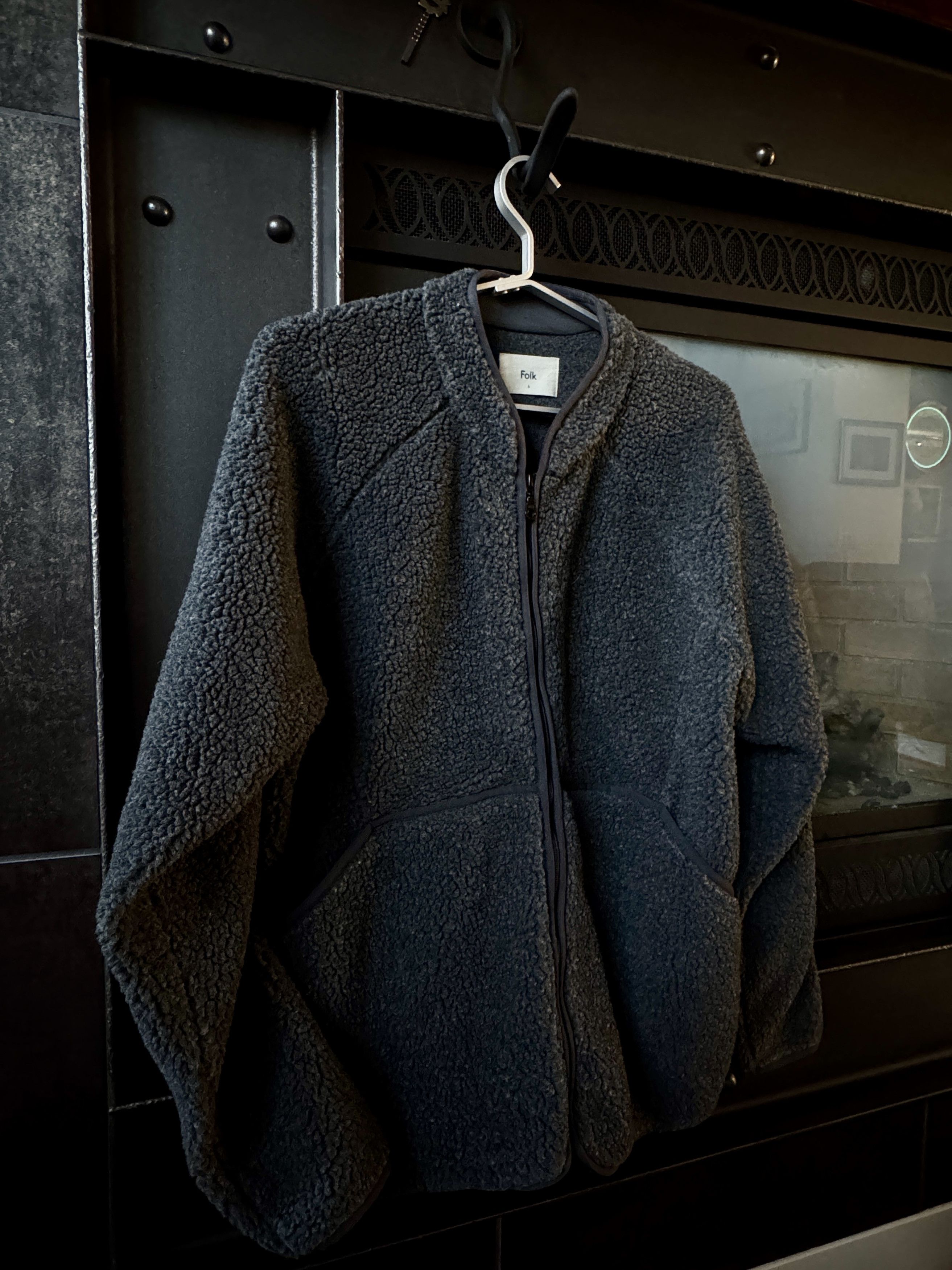 Folk Folk Luxury Grey Fleece Zip Jacket. Size (6) Fits US XL Size US XL / EU 56 / 4 - 6 Thumbnail