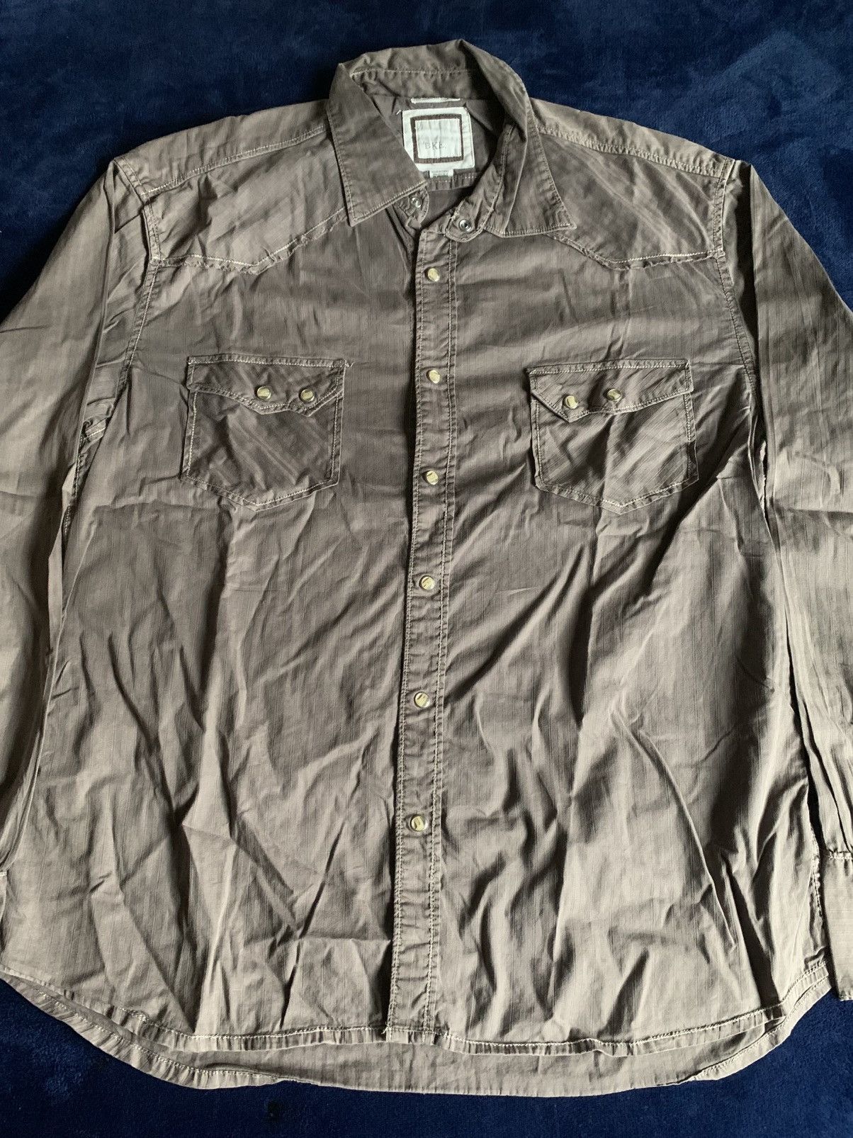 BKE BKE button up mens western cowboy fashion Size US L / EU 52-54 / 3 - 1 Thumbnail