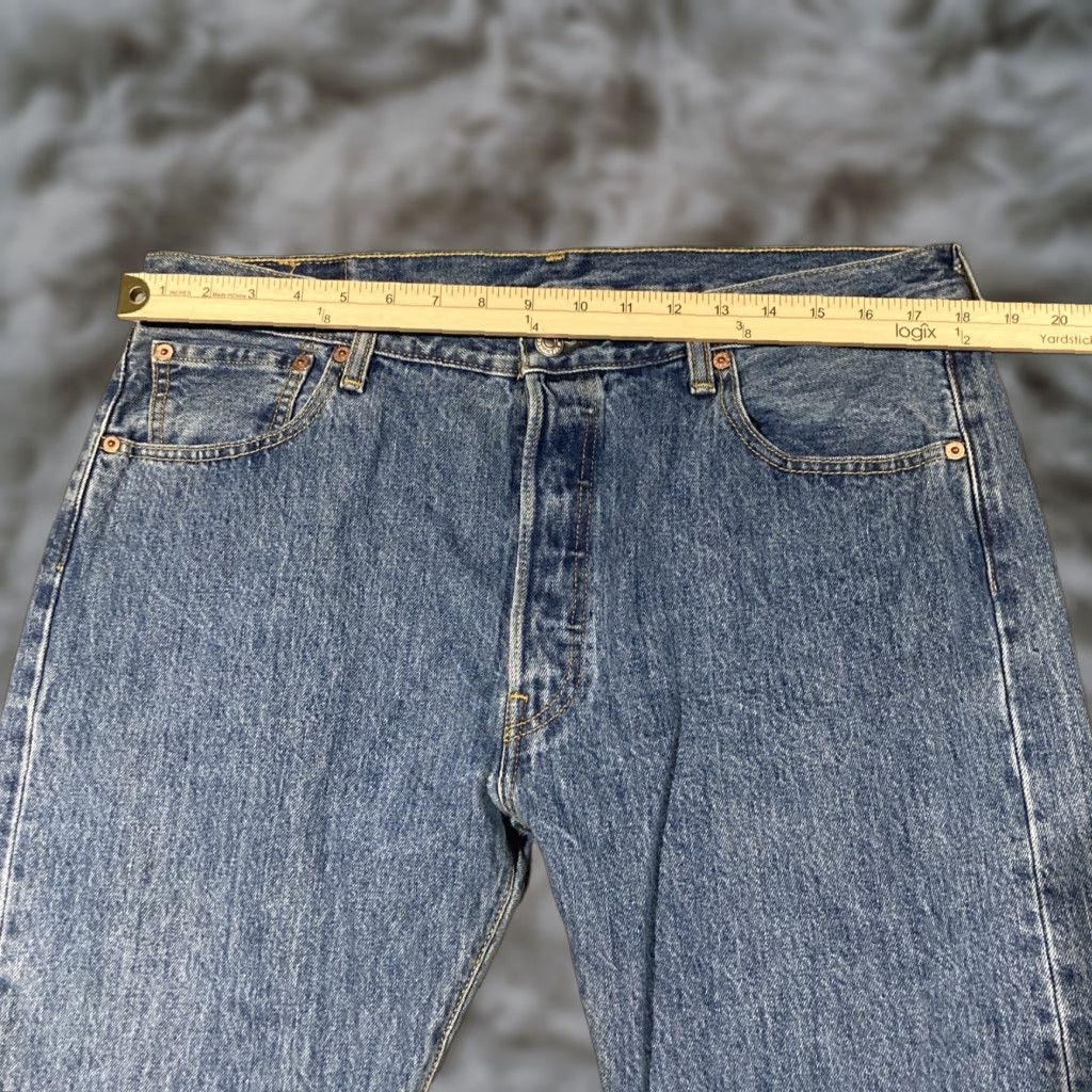 Levi's Levi's 501 Jeans Men 36x30 Blue Button Fly Straight Denim Pants Jeans Western 501 XX 90s" Size US 36 / EU 52 - 1 Thumbnail