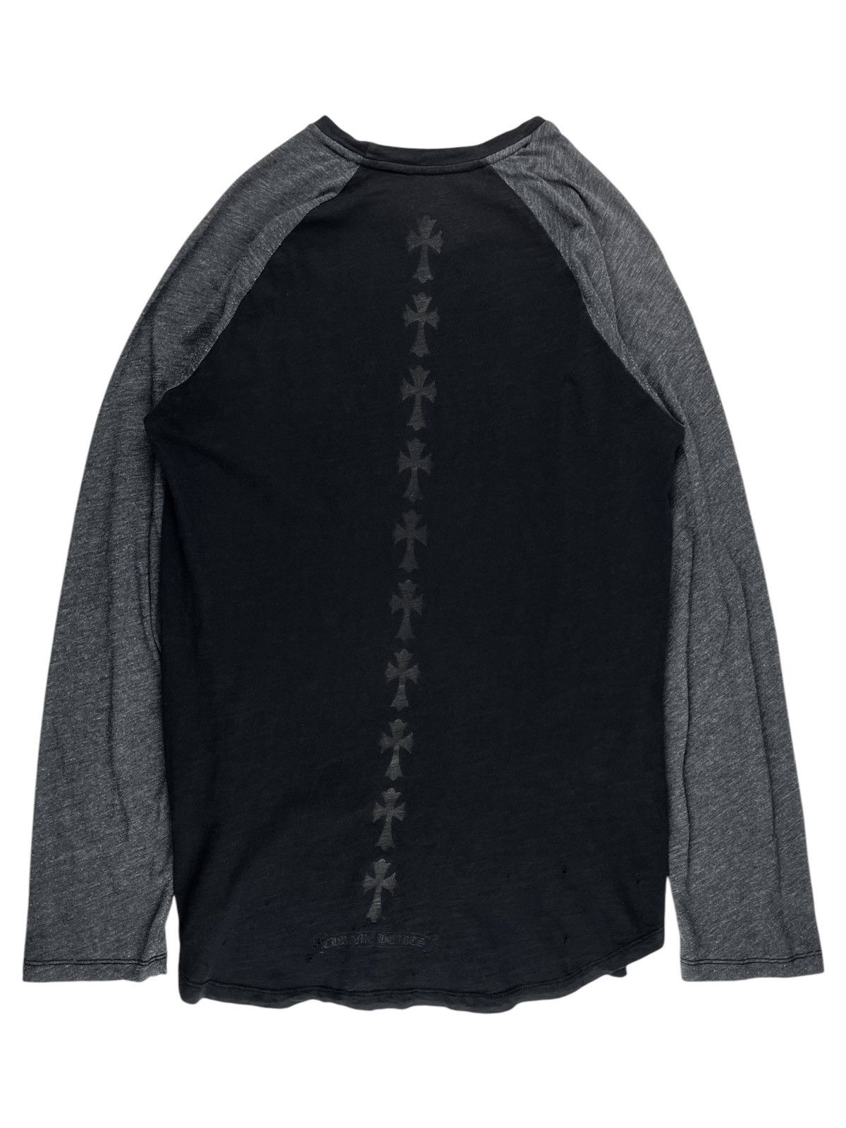 【Chrome Hearts】Cemetery Cross Straight Longsleeve T-Shirt Chrome Hearts Cemetery Cross Long Sleeve T-Shirt – Justin Reed